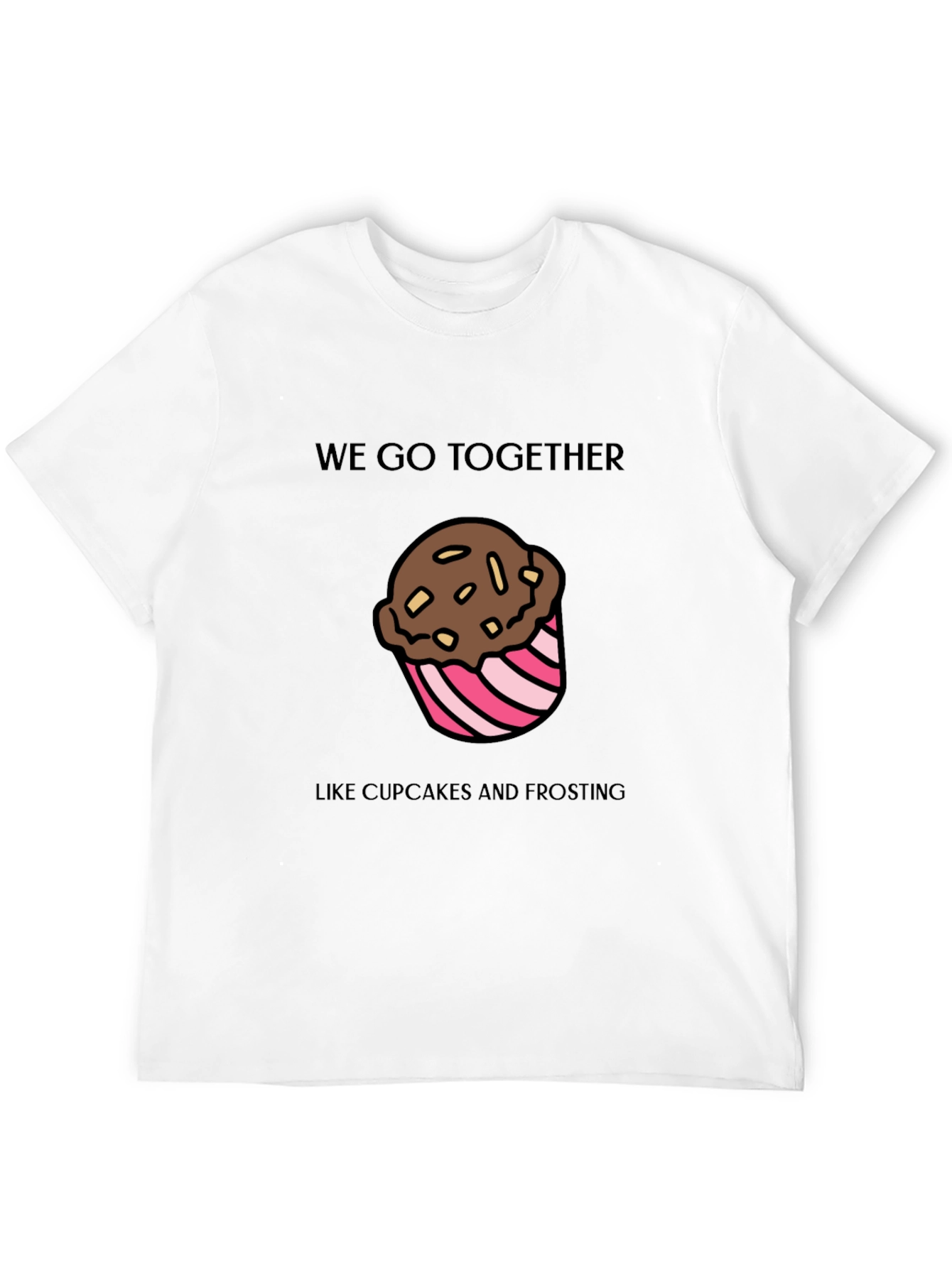 Sweet Match Tee: Cupcake & Frosting T-Shirt