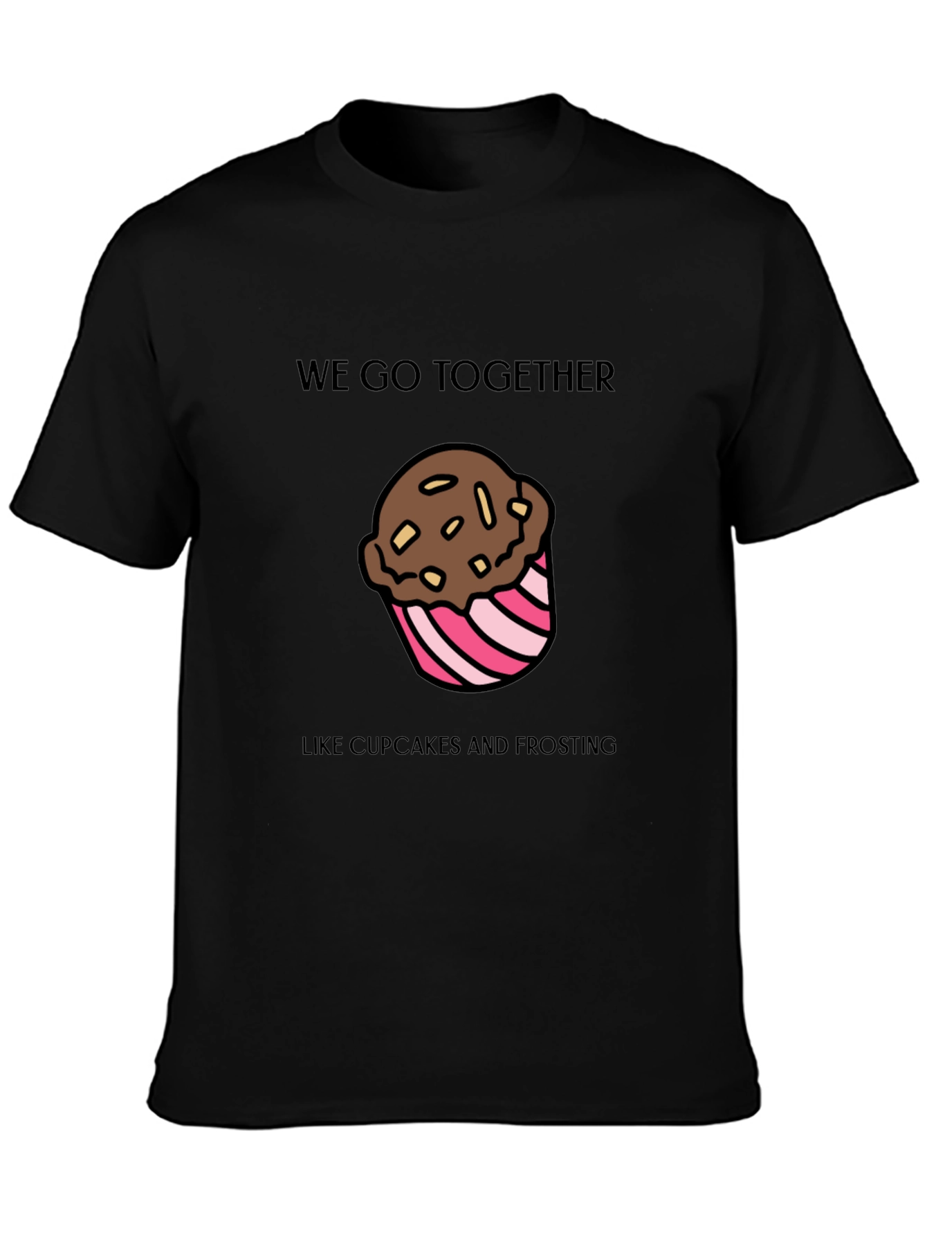 Sweet Match Tee: Cupcake & Frosting T-Shirt