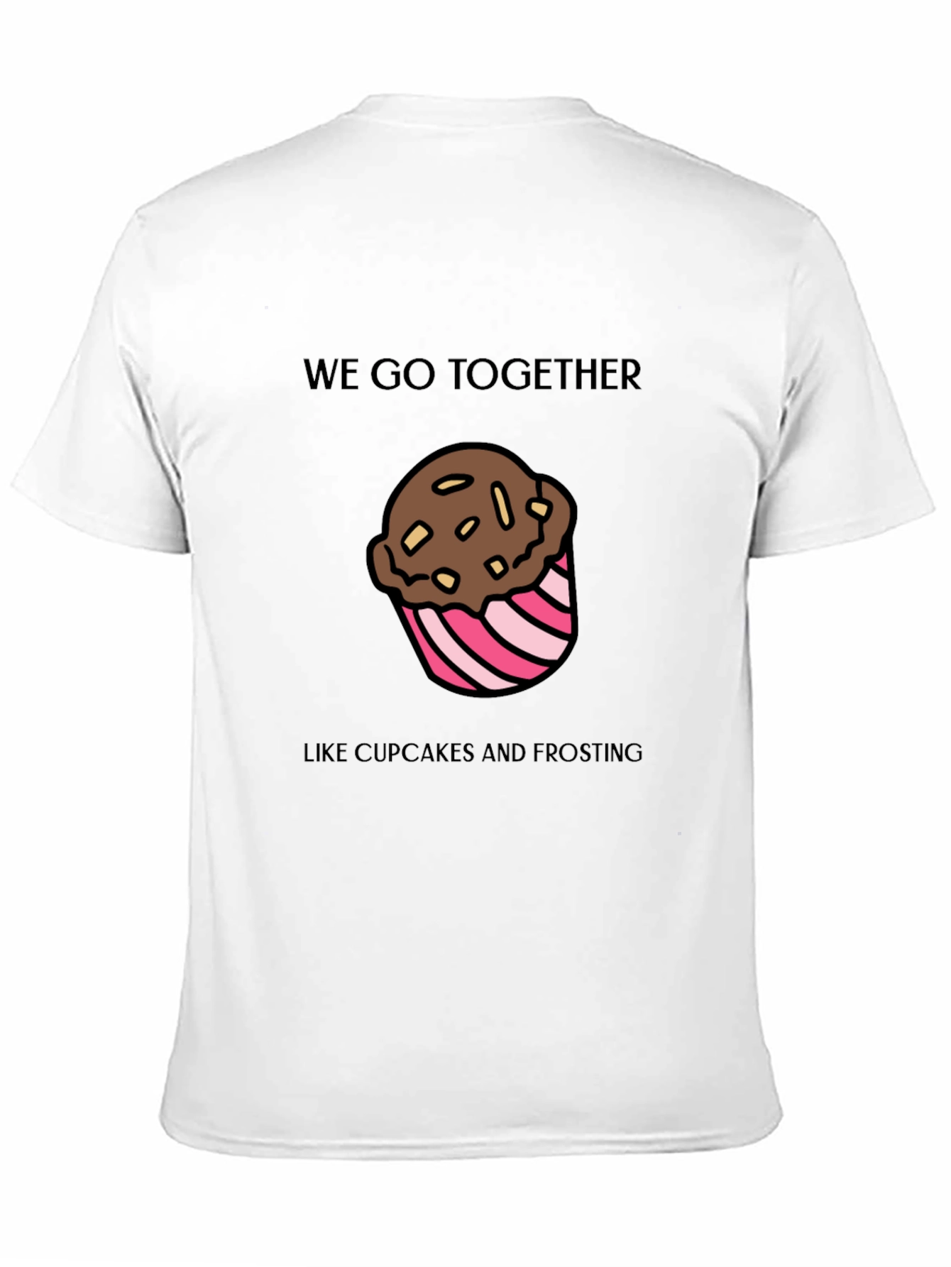 Sweet Match Tee: Cupcake & Frosting T-Shirt