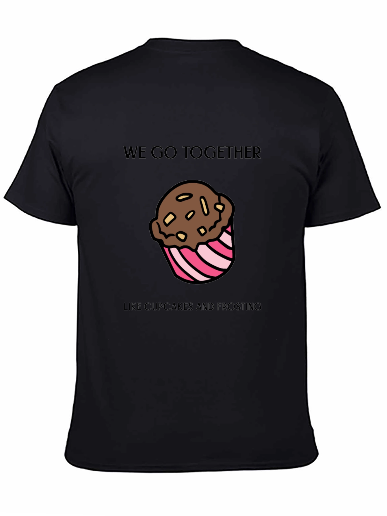 Sweet Match Tee: Cupcake & Frosting T-Shirt