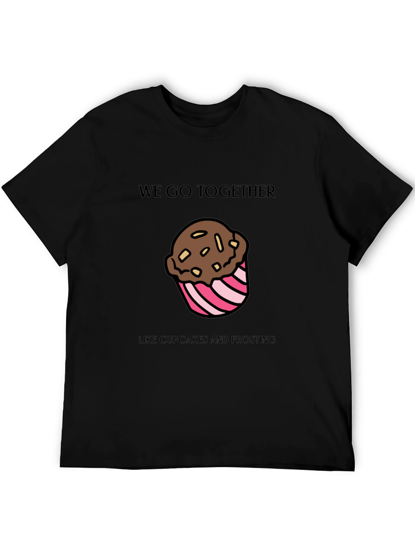 Sweet Match Tee: Cupcake & Frosting T-Shirt
