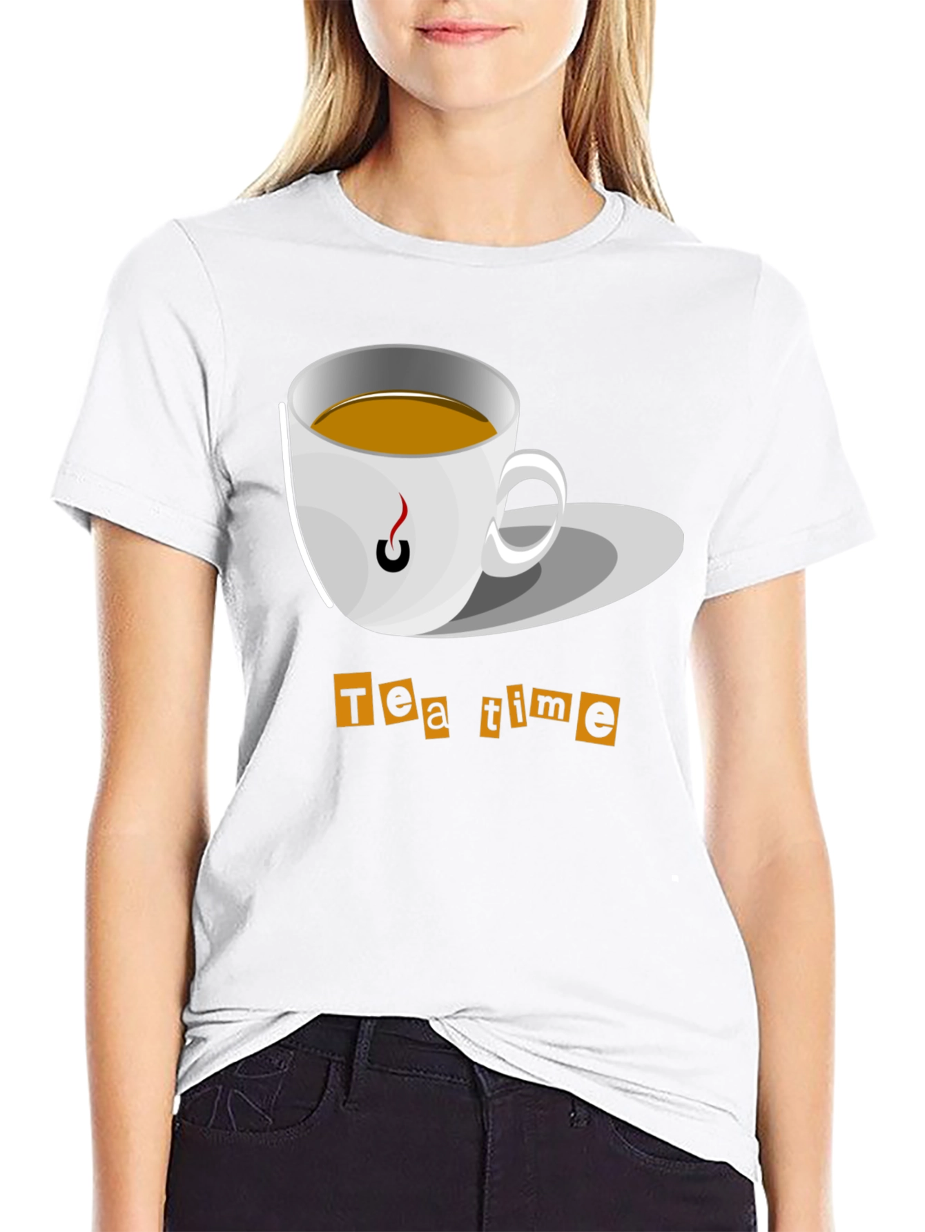 Tea Time Graphic T-Shirt