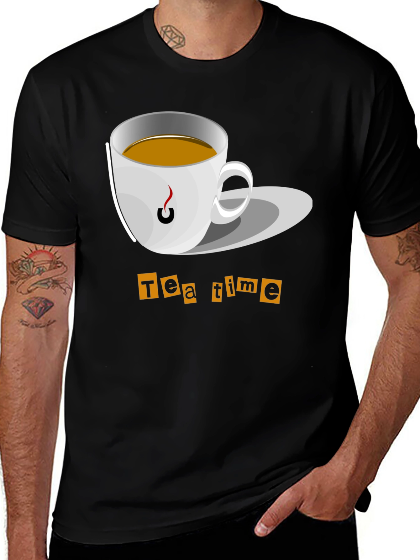 Tea Time Graphic T-Shirt