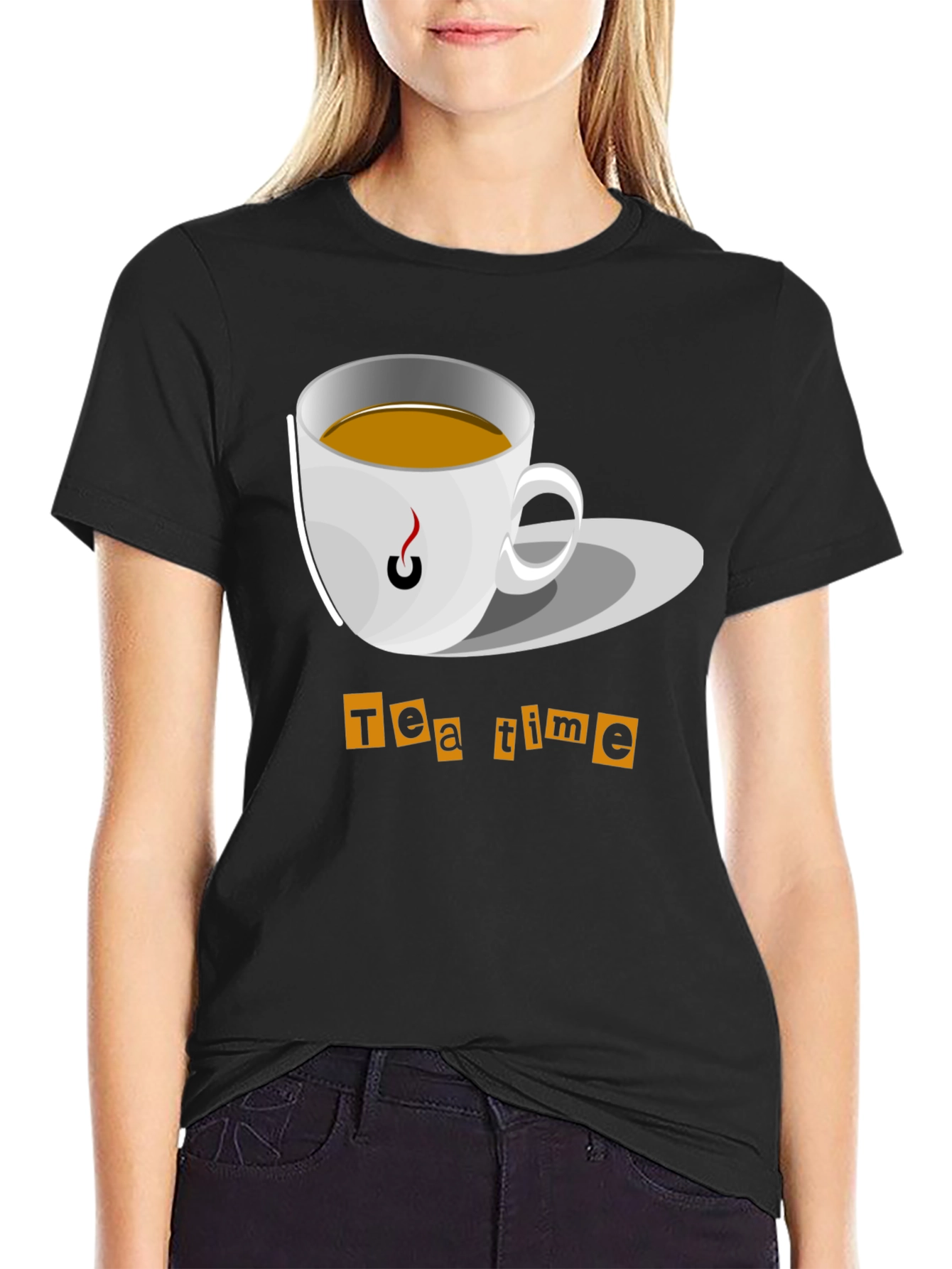 Tea Time Graphic T-Shirt