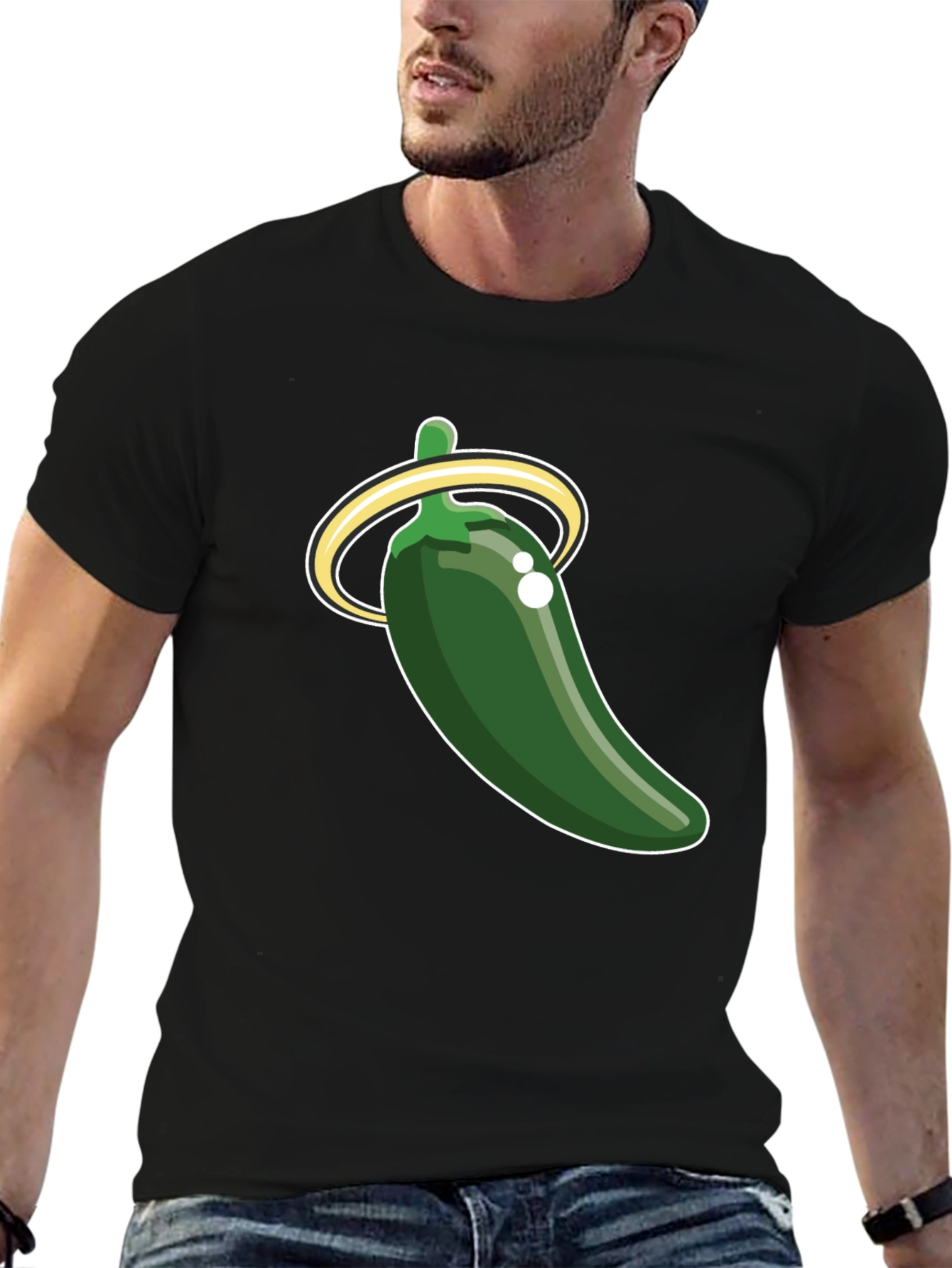 Holy Jalapeno Black T-Shirt