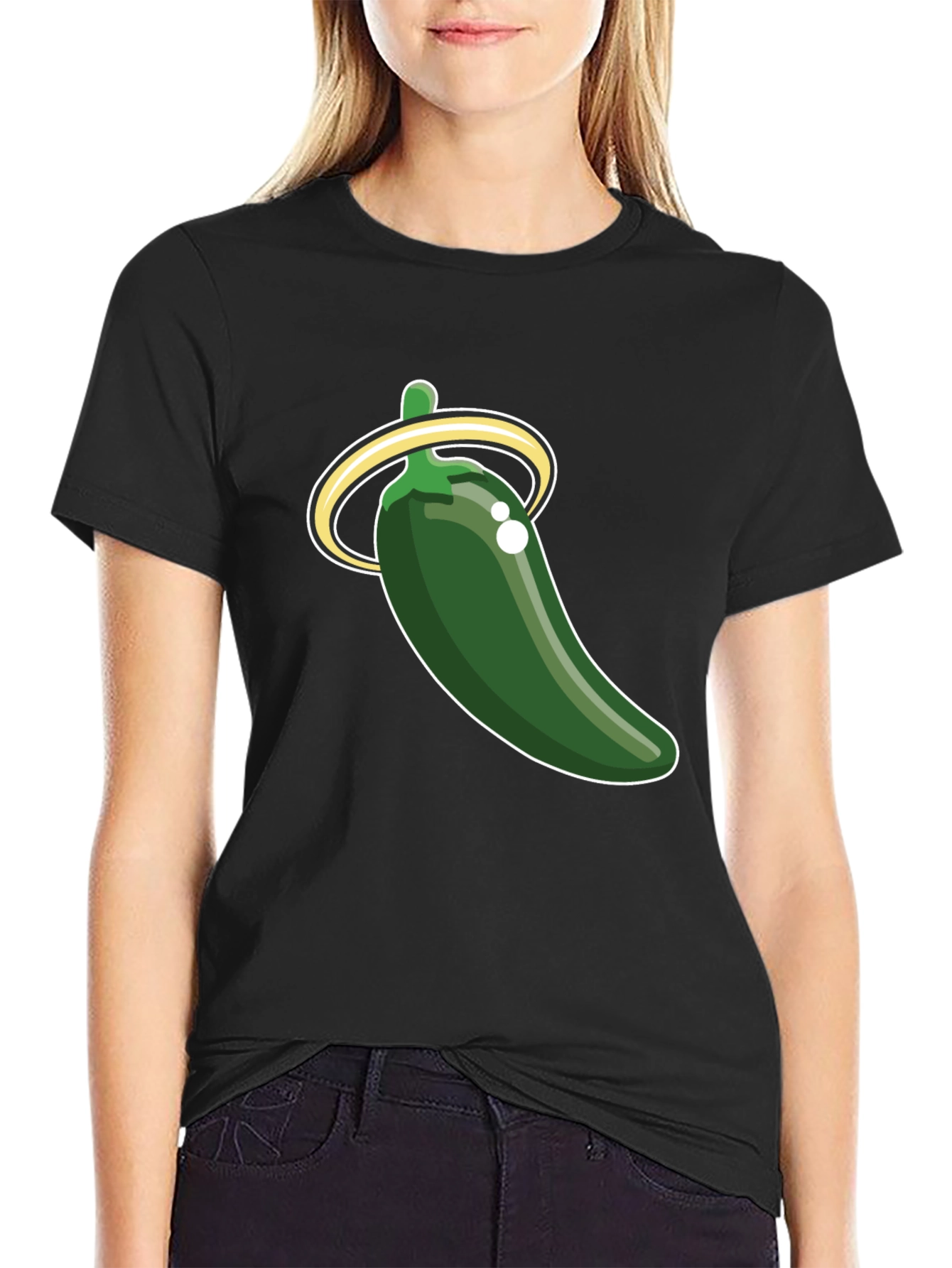Holy Jalapeno Black T-Shirt