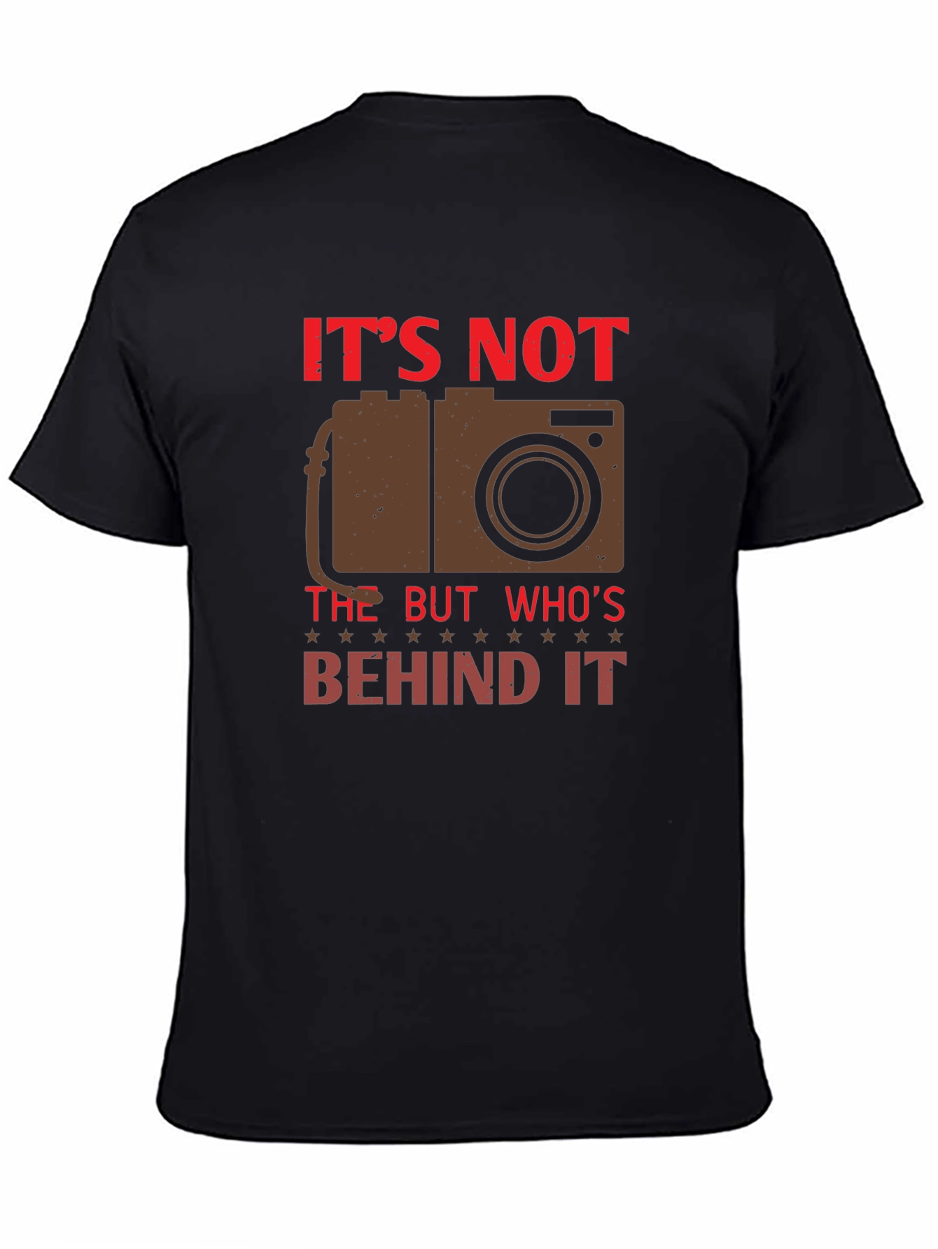 Photographers Black T-Shirt - Behind the Lens