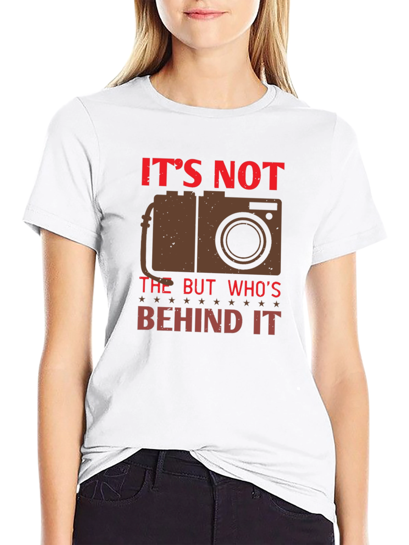 Photographers Black T-Shirt - Behind the Lens