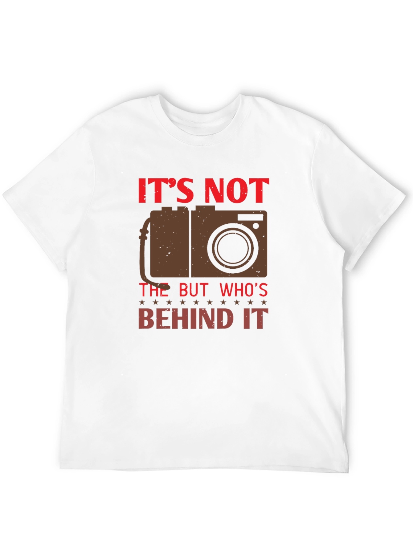 Photographers Black T-Shirt - Behind the Lens