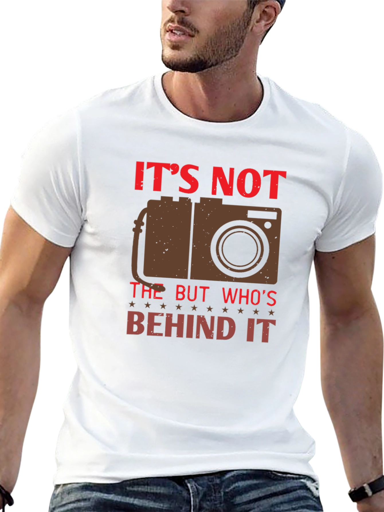 Photographers Black T-Shirt - Behind the Lens