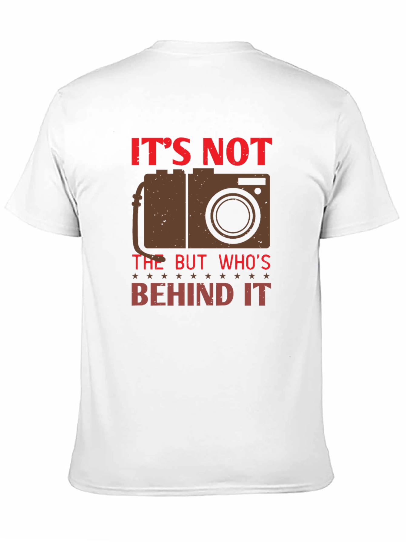 Photographers Black T-Shirt - Behind the Lens