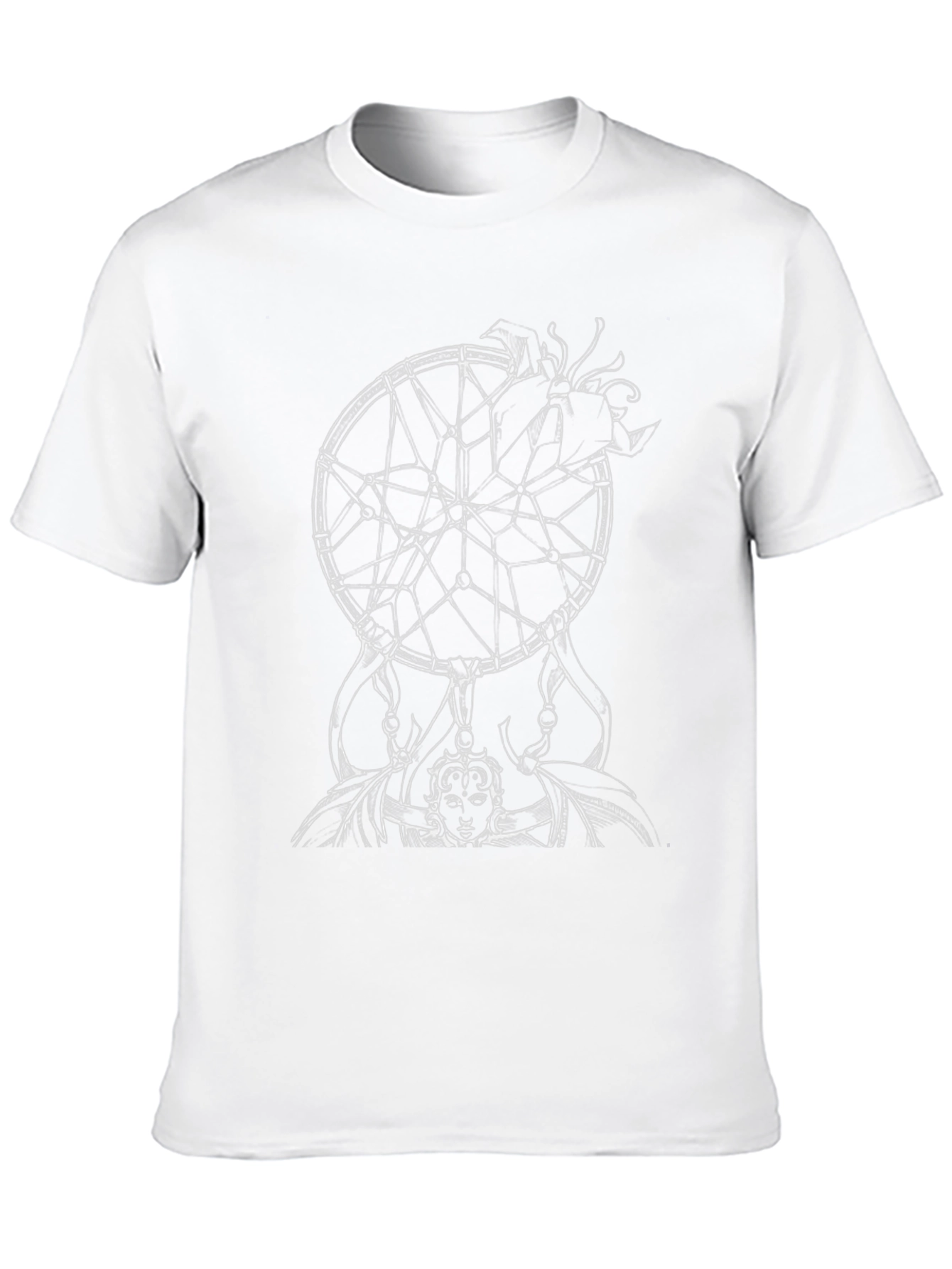 Dreamcatcher Graphic Tee - Black Cotton Comfort