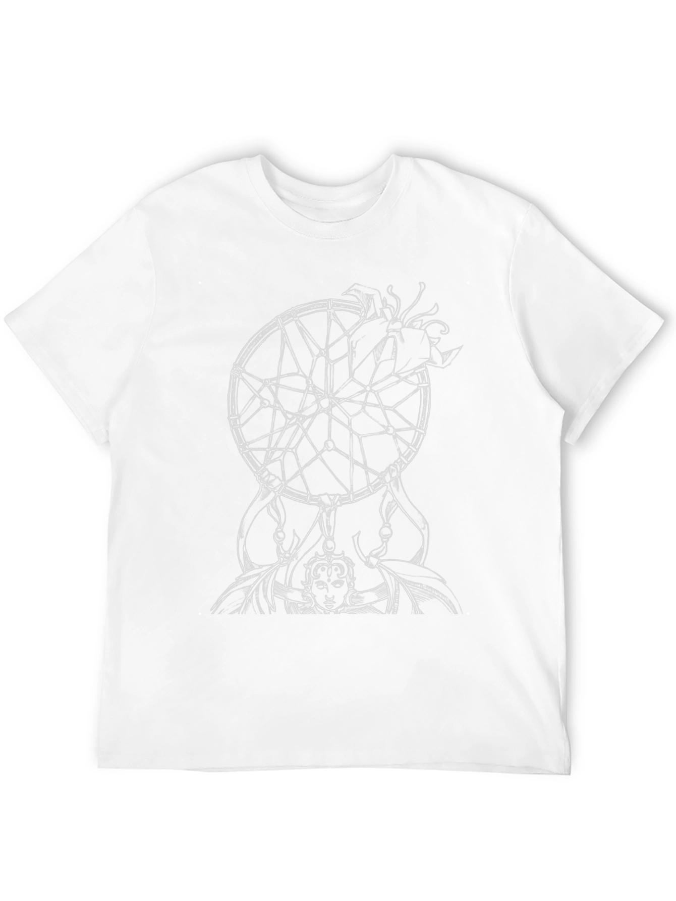 Dreamcatcher Graphic Tee - Black Cotton Comfort