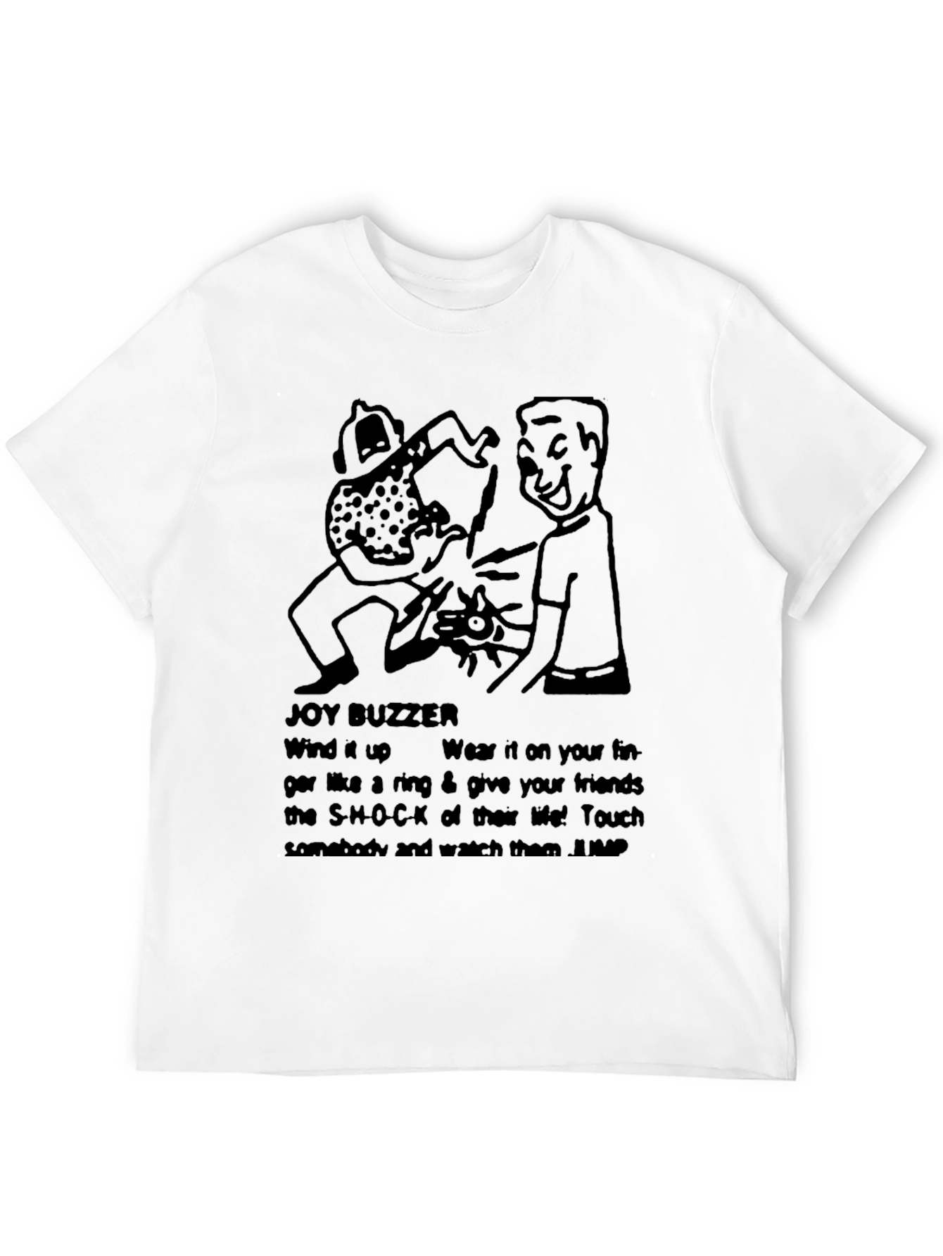 Joy Buzzer Prank T-Shirt - Shocking Fun!