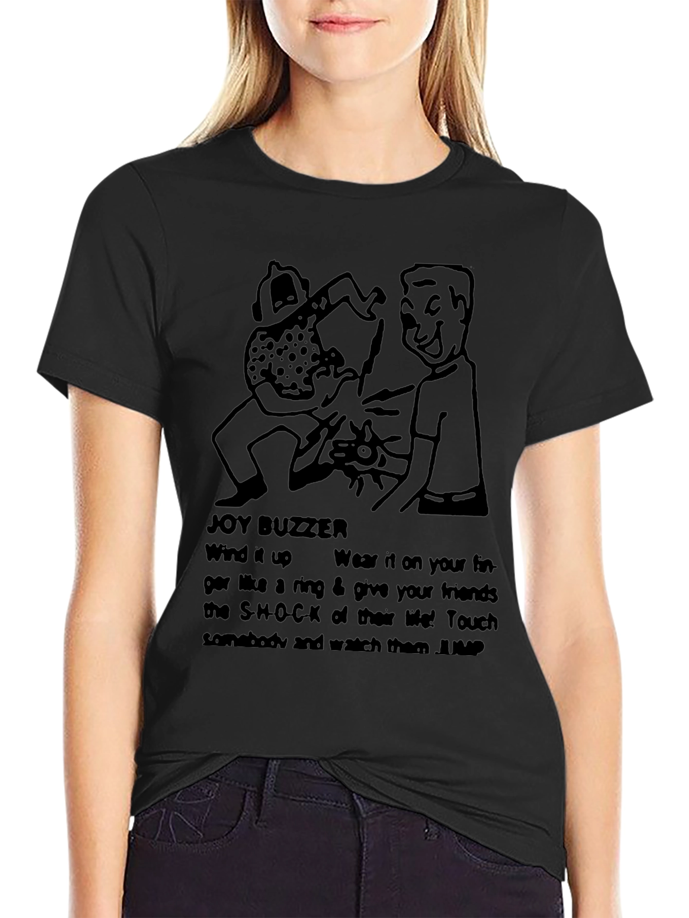 Joy Buzzer Prank T-Shirt - Shocking Fun!