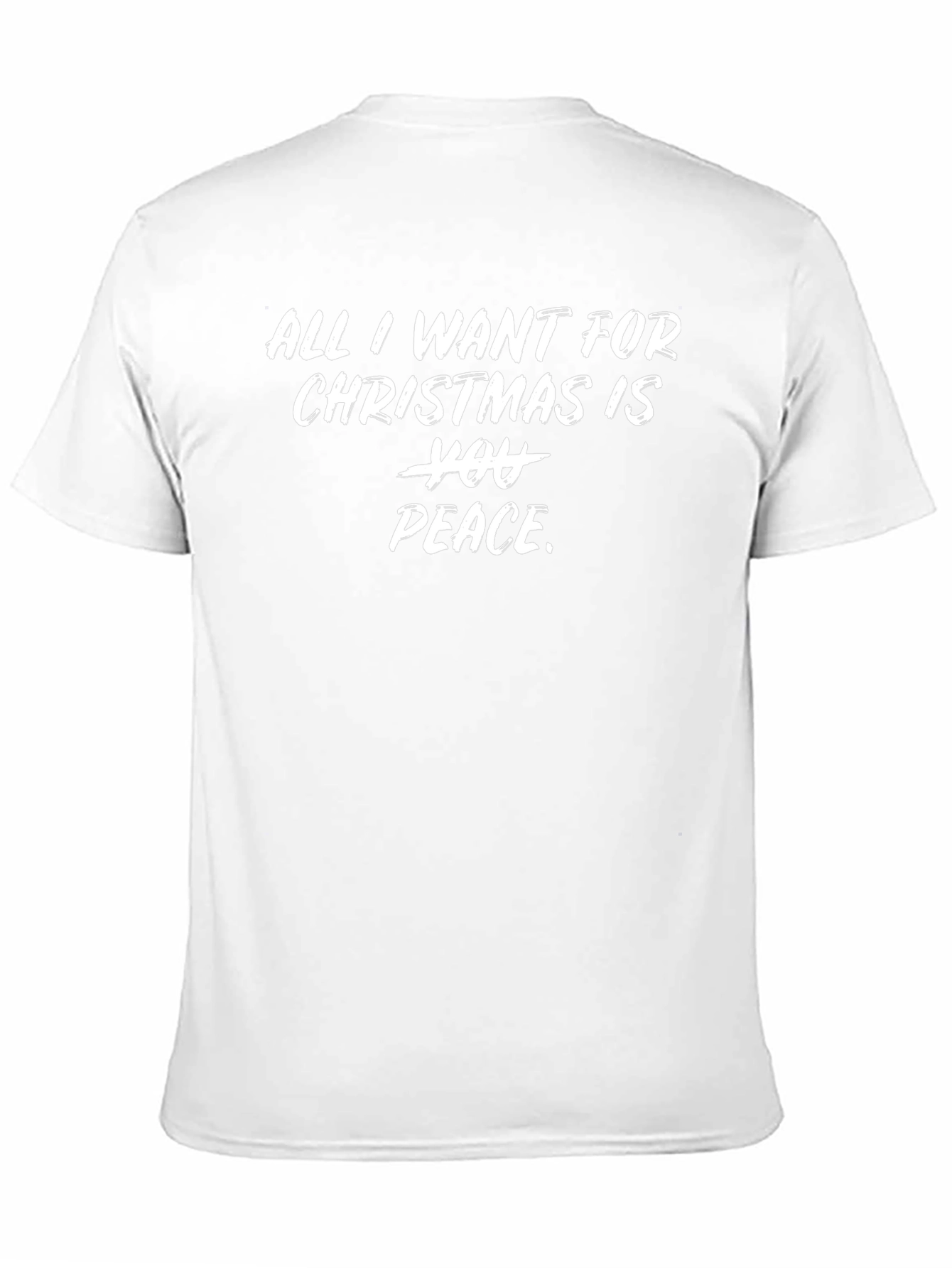 Christmas Peace Graphic Tee - Holiday T-Shirt