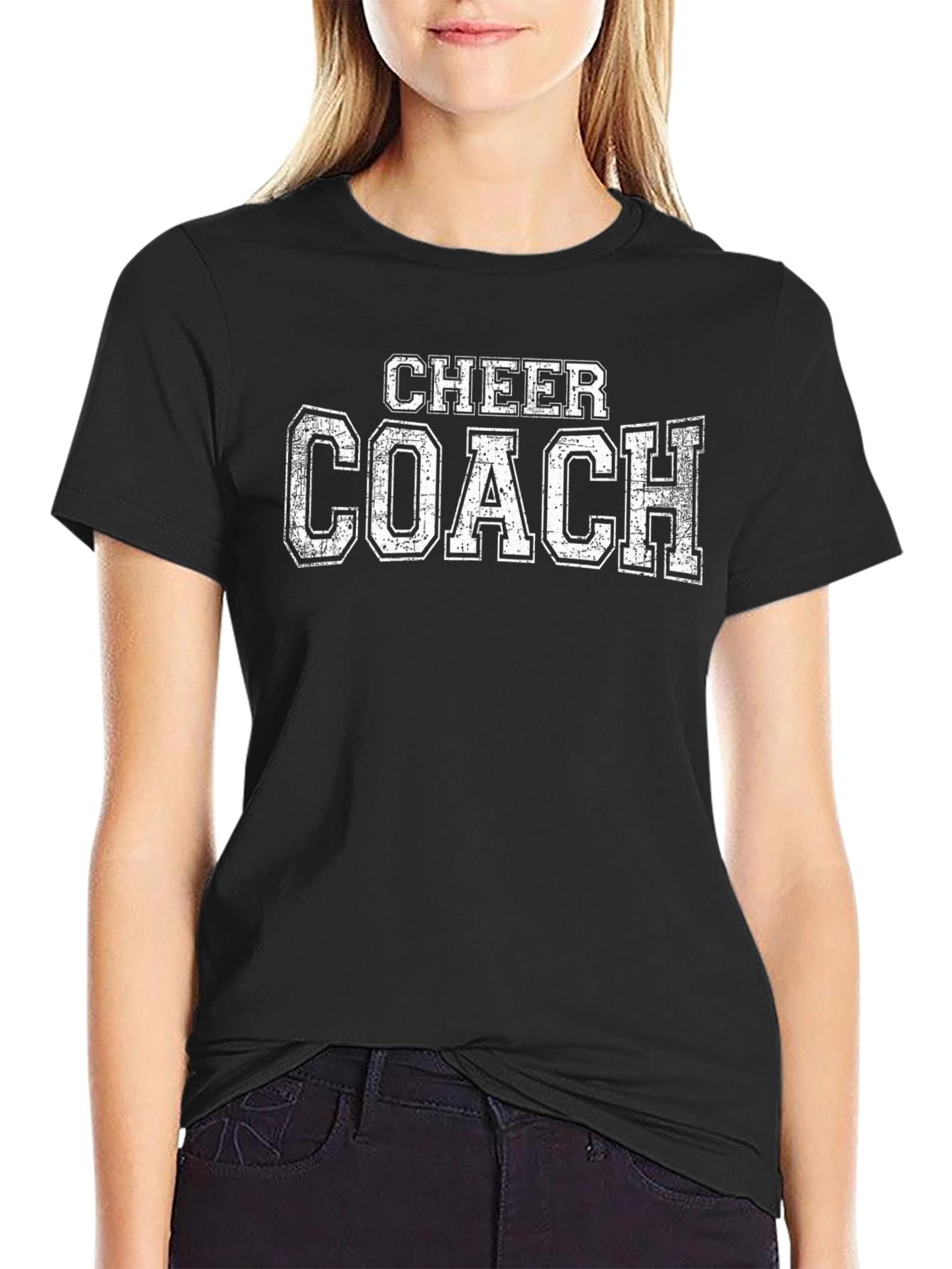 Cheer Coach Black T-Shirt