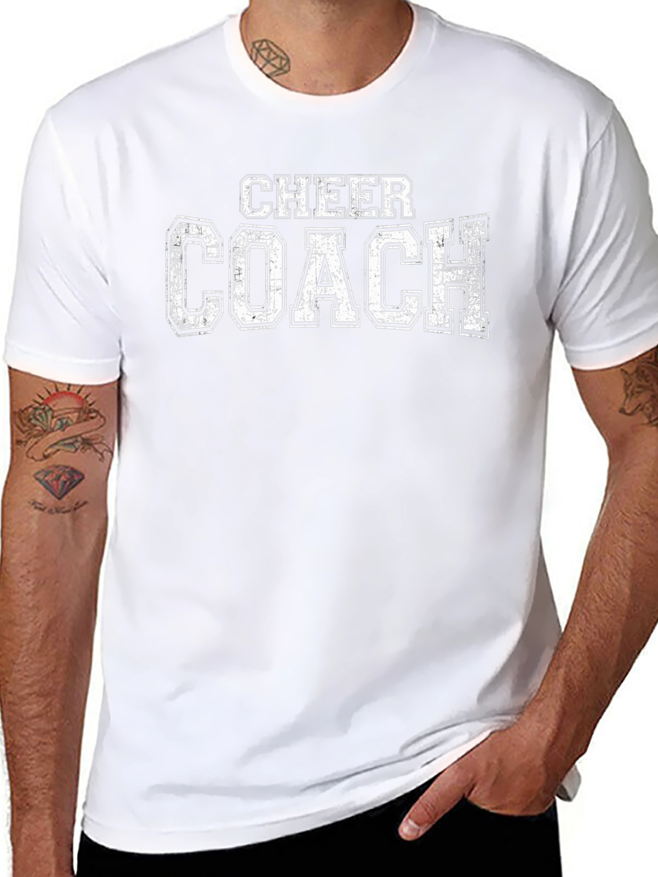Cheer Coach Black T-Shirt