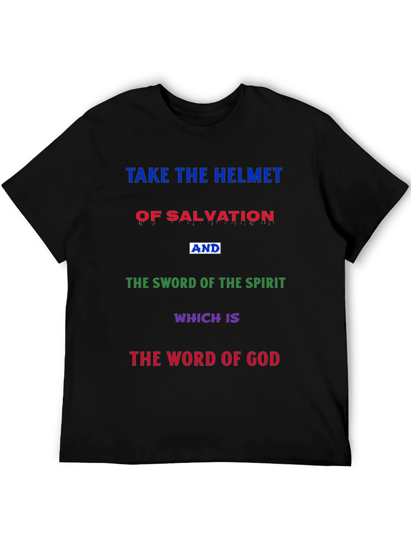 Christian T-Shirt: Armor of God Scripture Tee