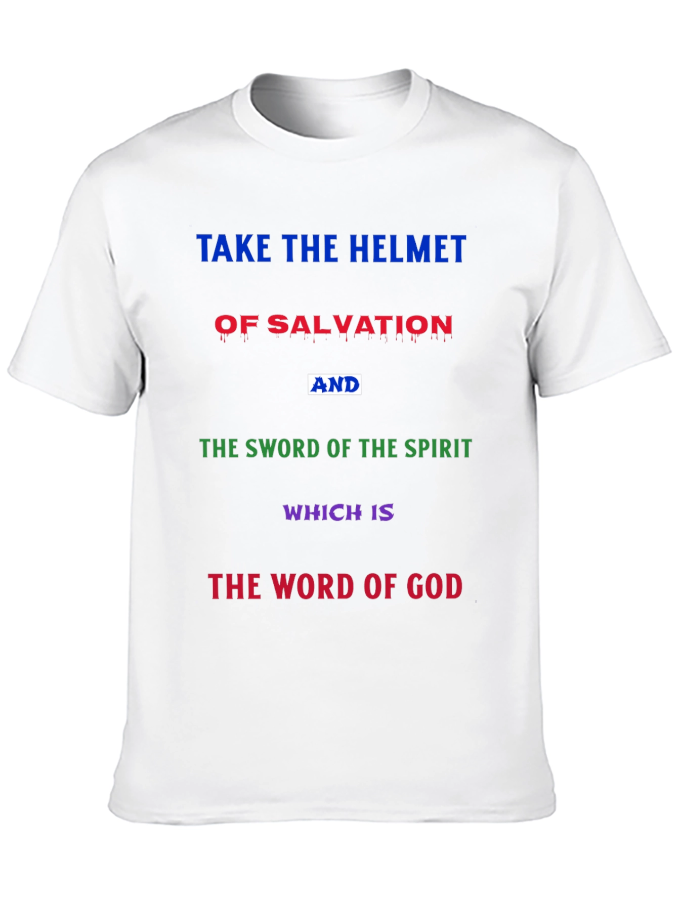Christian T-Shirt: Armor of God Scripture Tee
