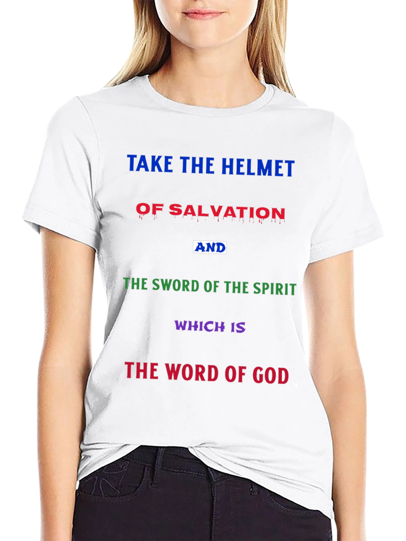Christian T-Shirt: Armor of God Scripture Tee