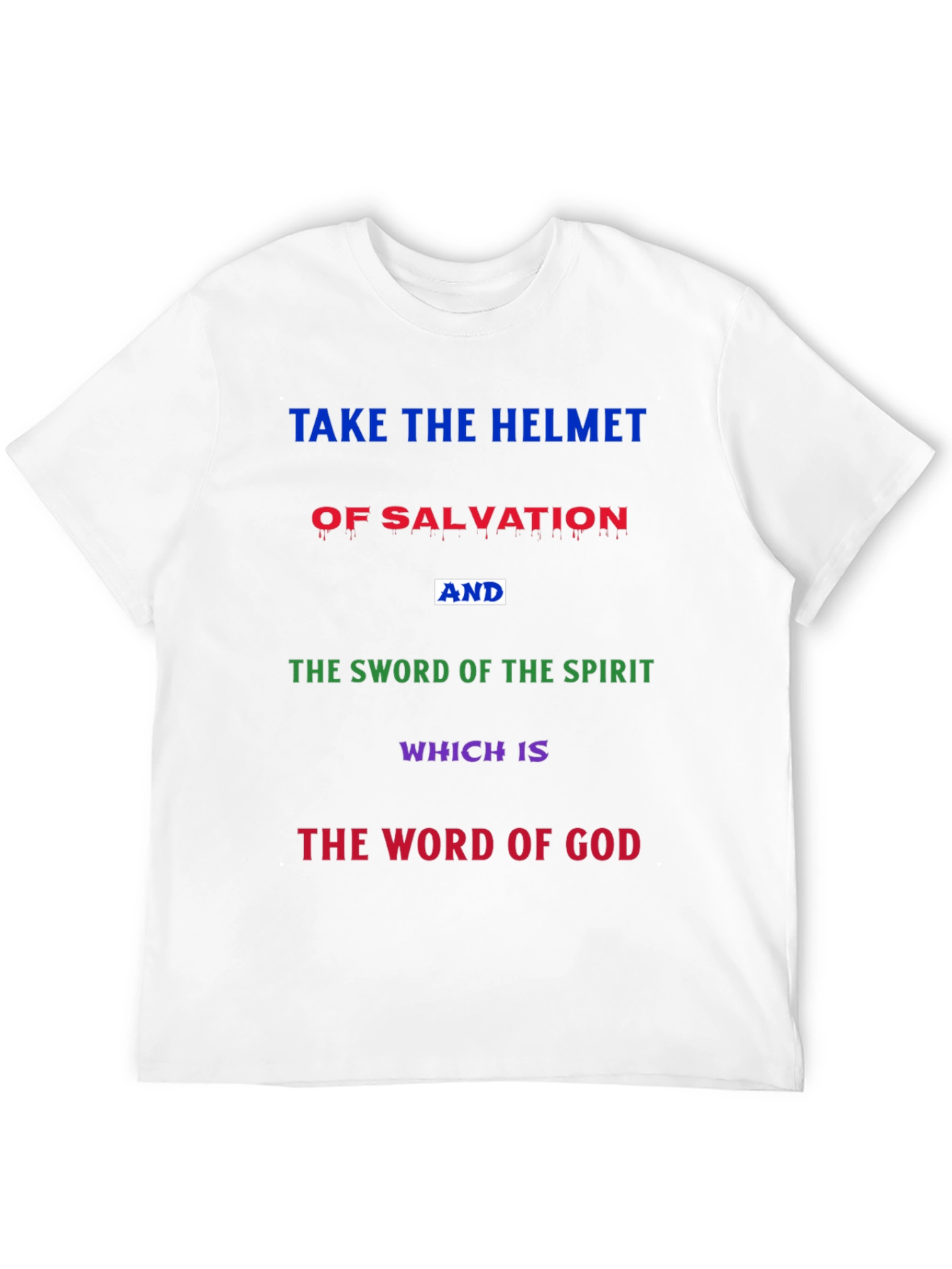 Christian T-Shirt: Armor of God Scripture Tee