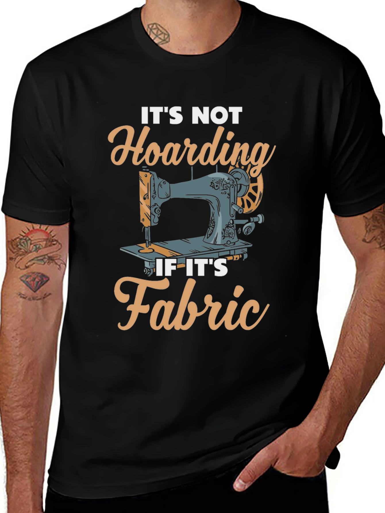 Sewing Fabric Hoarding T-Shirt