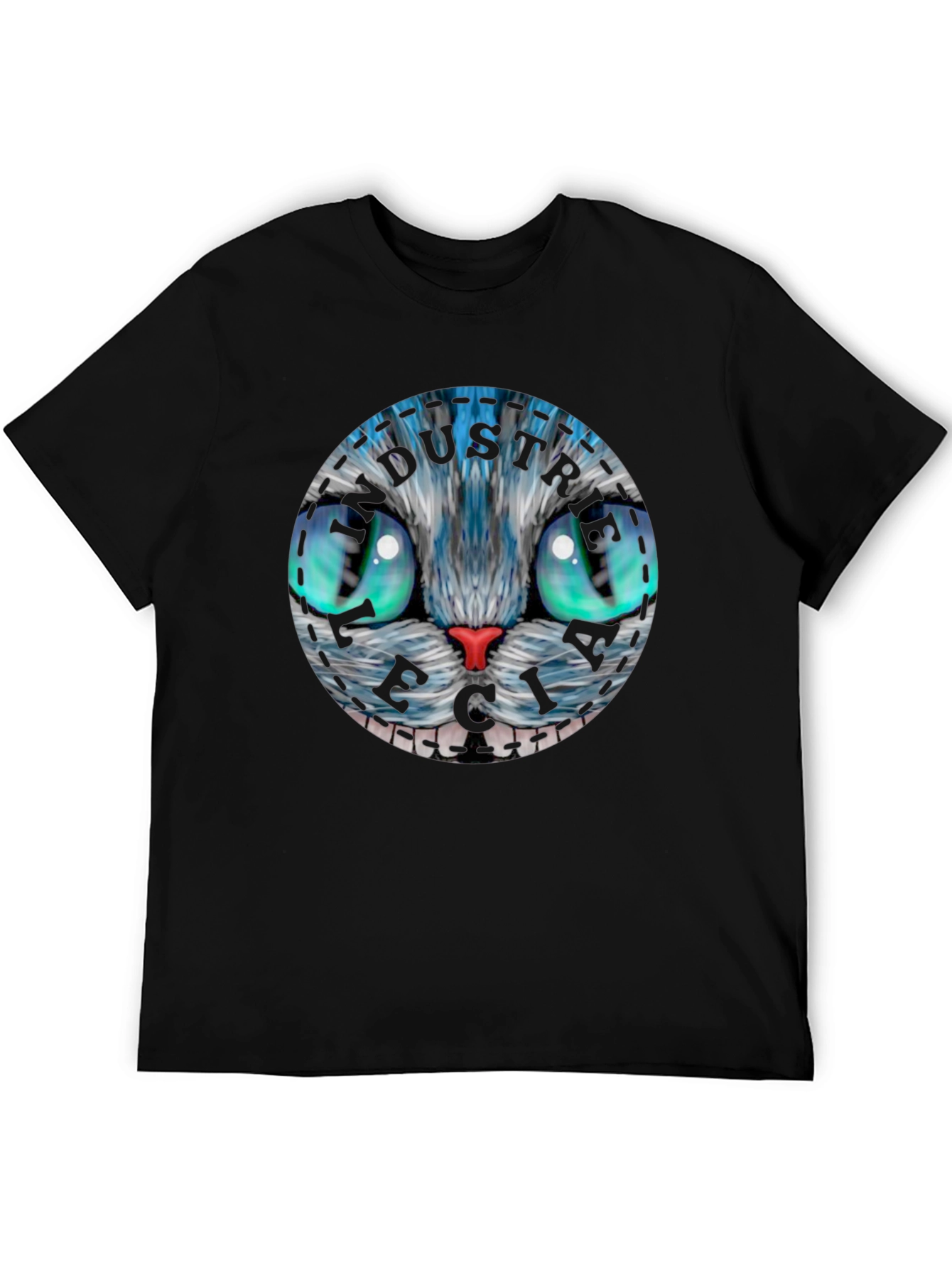 Whimsical Cat Face T-Shirt