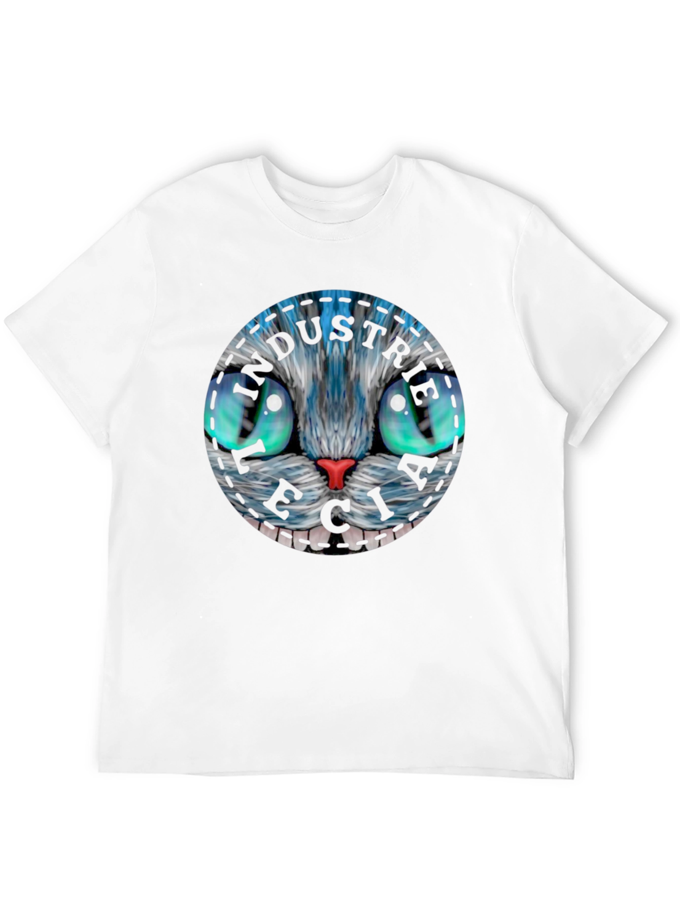 Whimsical Cat Face T-Shirt