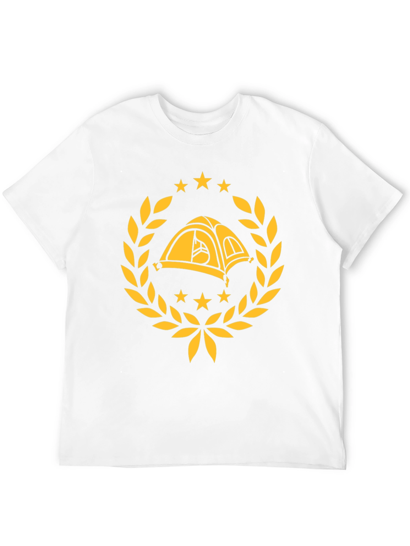 Camping Adventure T-Shirt - Black Cotton Graphic Tee