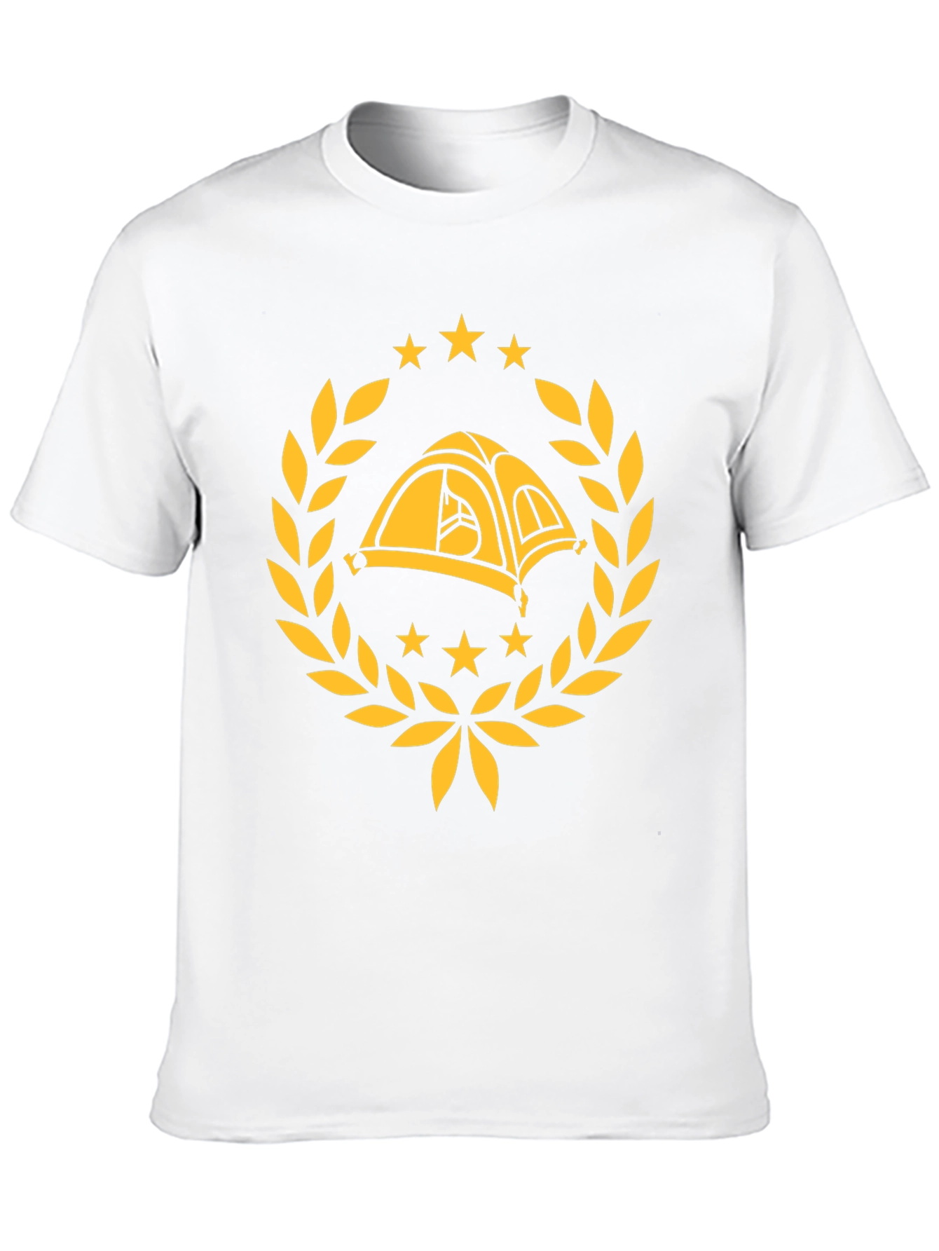 Camping Adventure T-Shirt - Black Cotton Graphic Tee