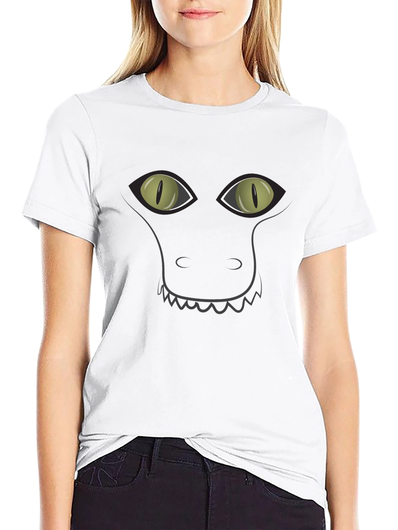 Gator Face Graphic Tee - Unisex Cotton T-Shirt
