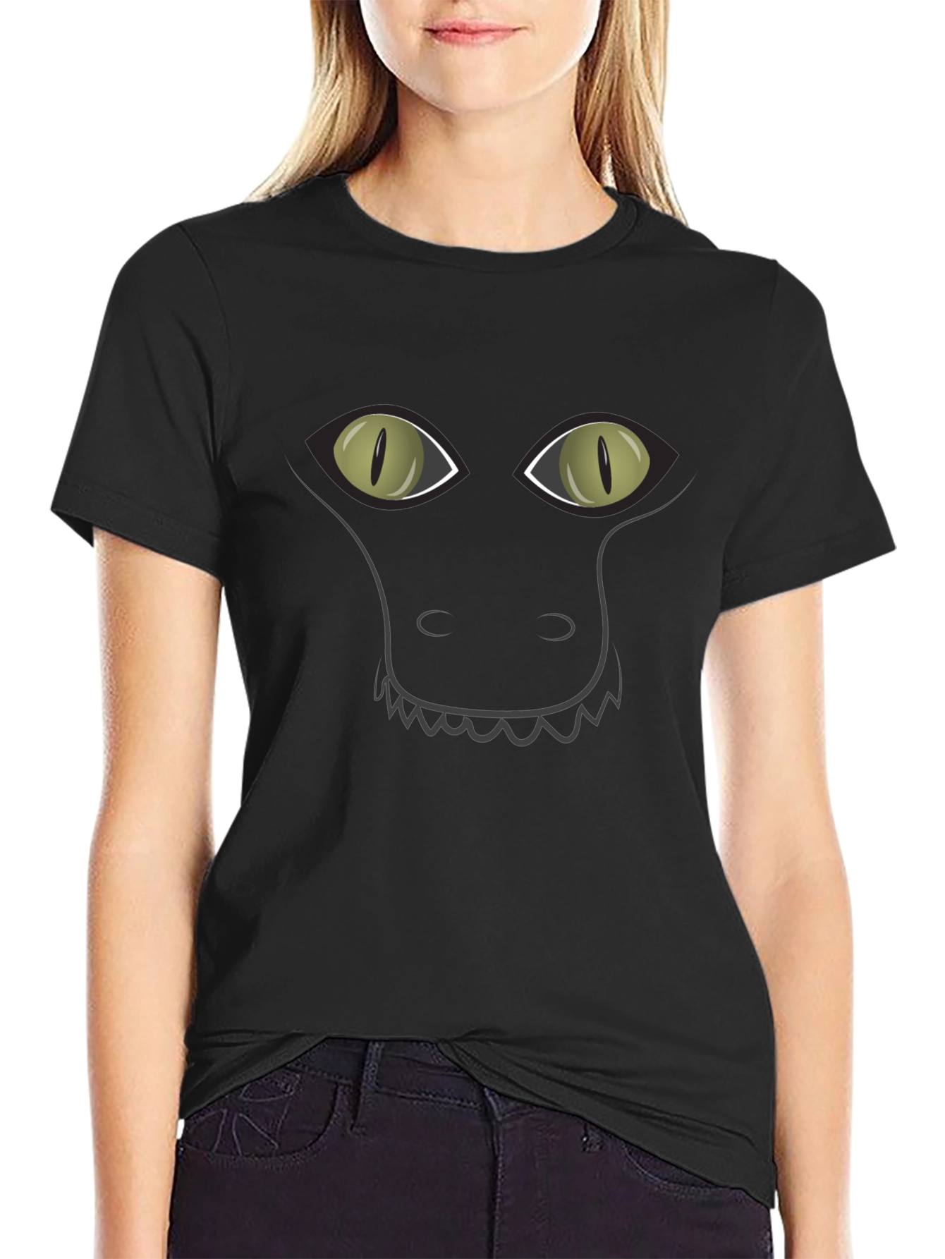 Gator Face Graphic Tee - Unisex Cotton T-Shirt