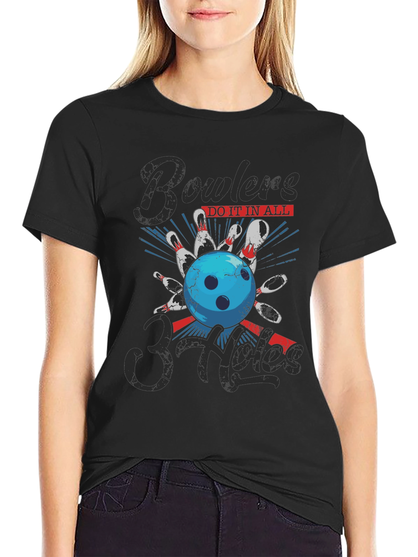 Bowlers Do It In All 3 Holes T-Shirt
