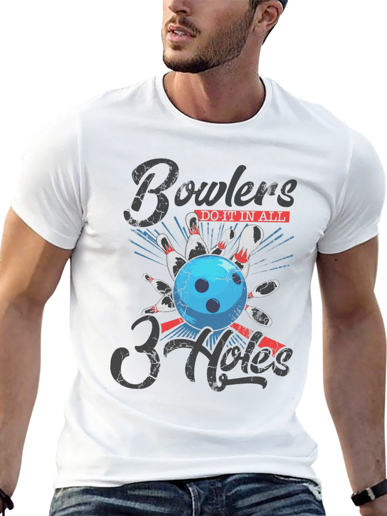 Bowlers Do It In All 3 Holes T-Shirt