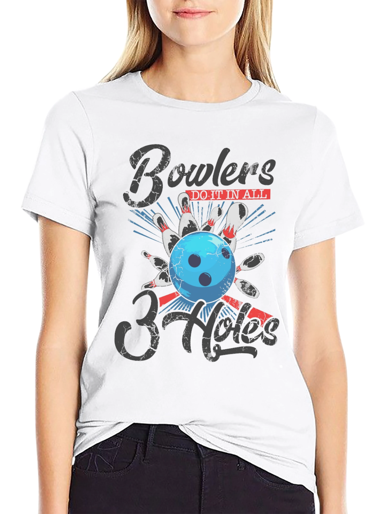 Bowlers Do It In All 3 Holes T-Shirt