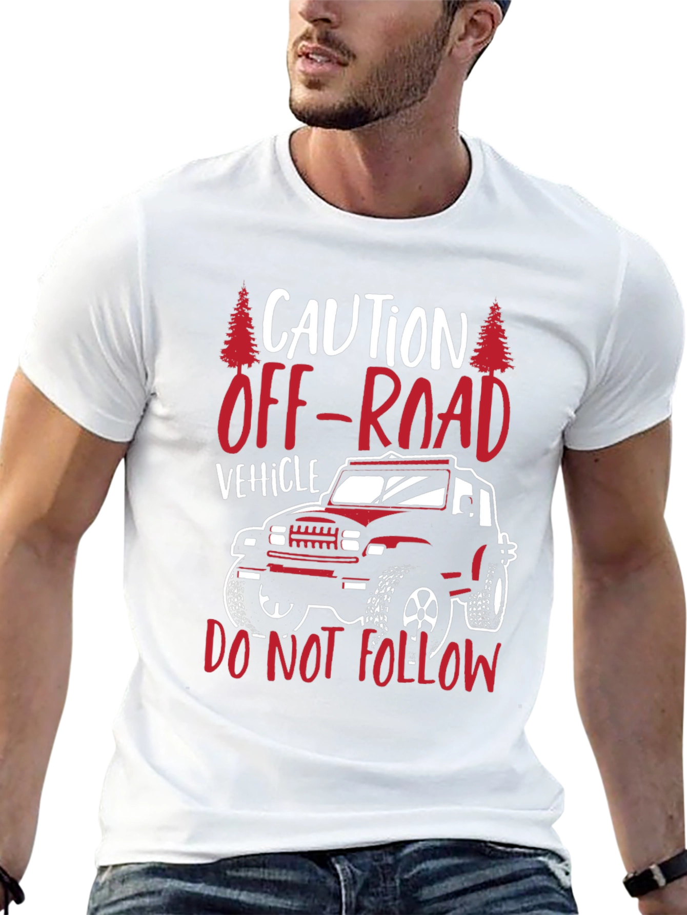 Off-Road Vehicle T-Shirt - Caution: Do Not Follow