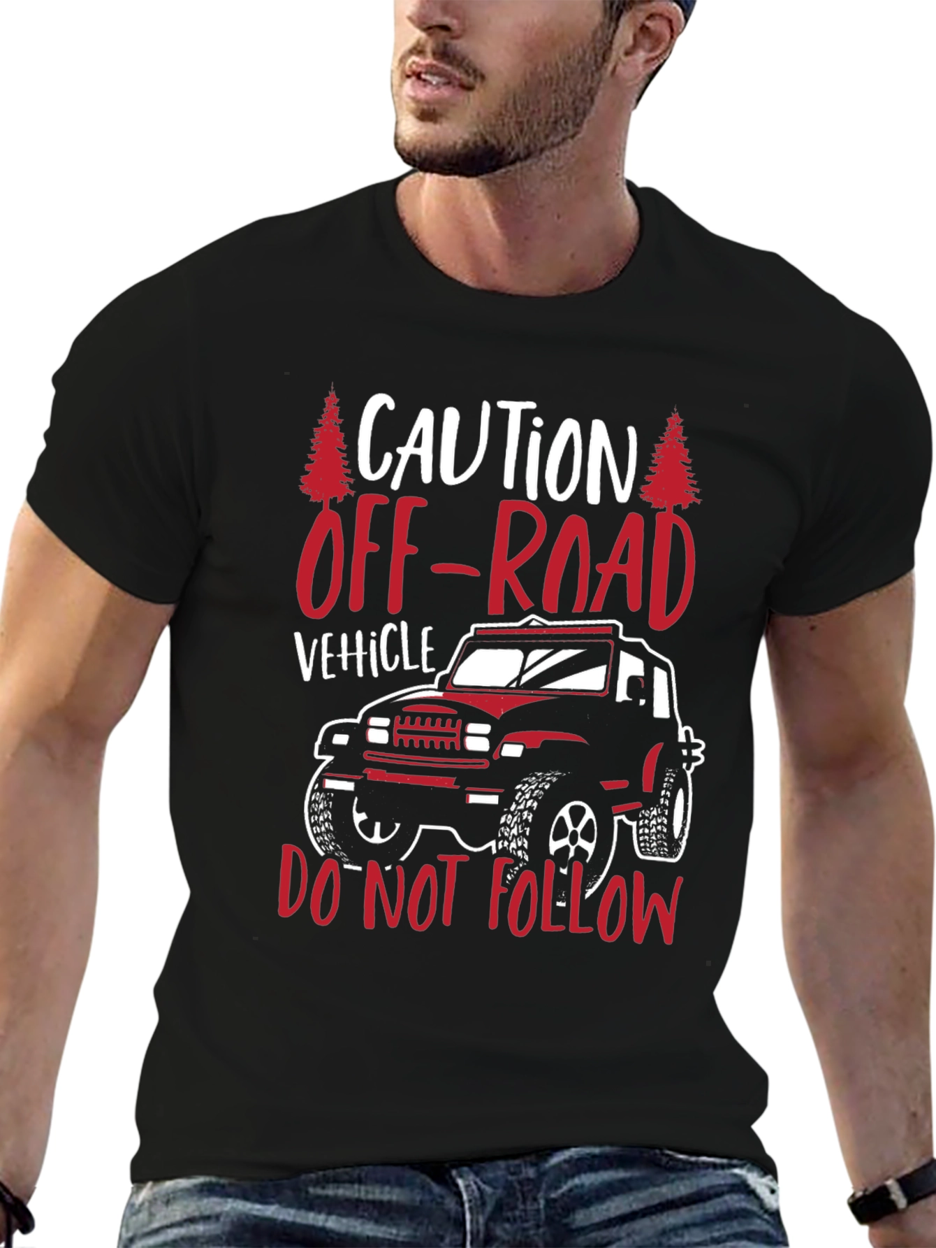 Off-Road Vehicle T-Shirt - Caution: Do Not Follow