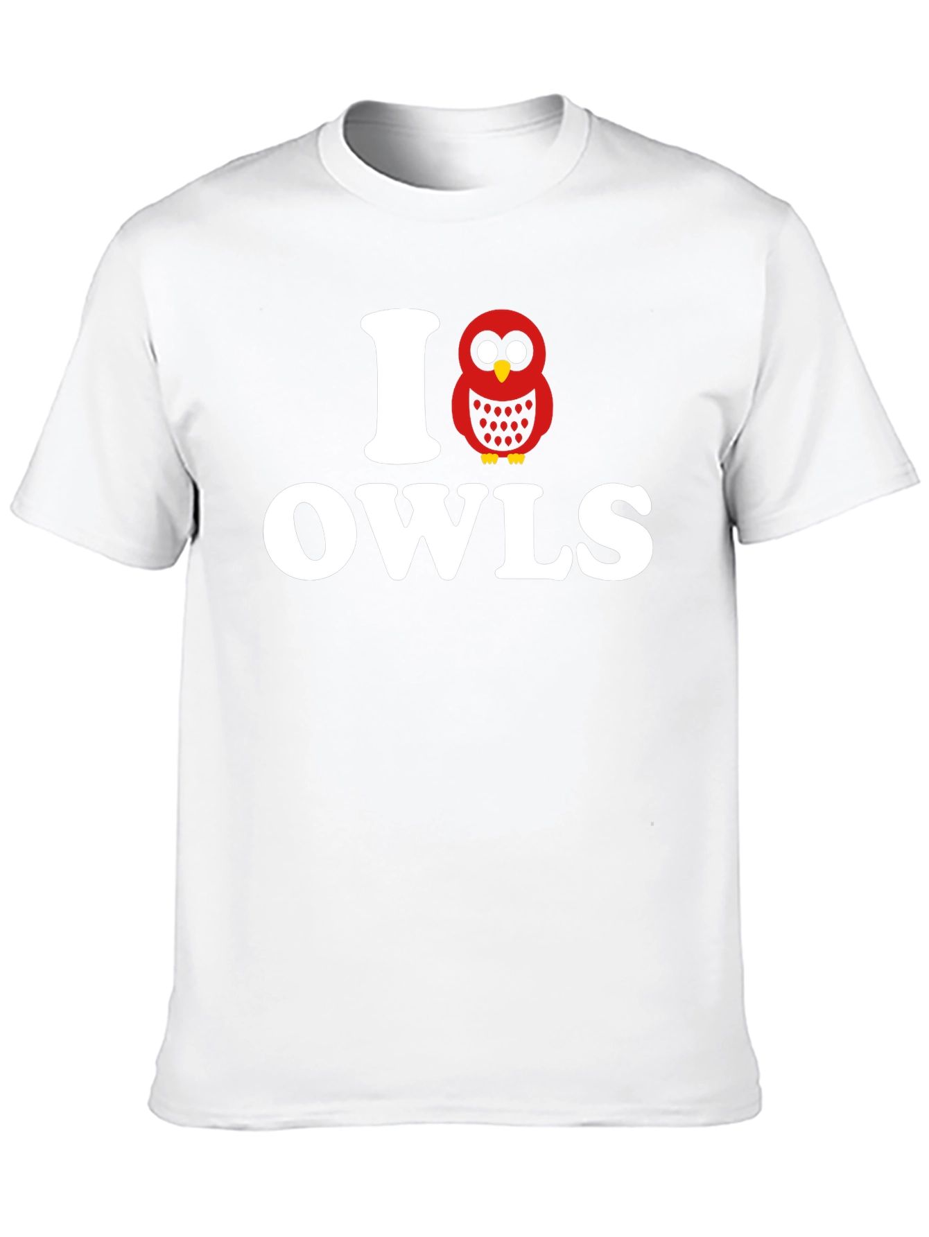 I Love Owls T-Shirt Novelty Graphic Tee