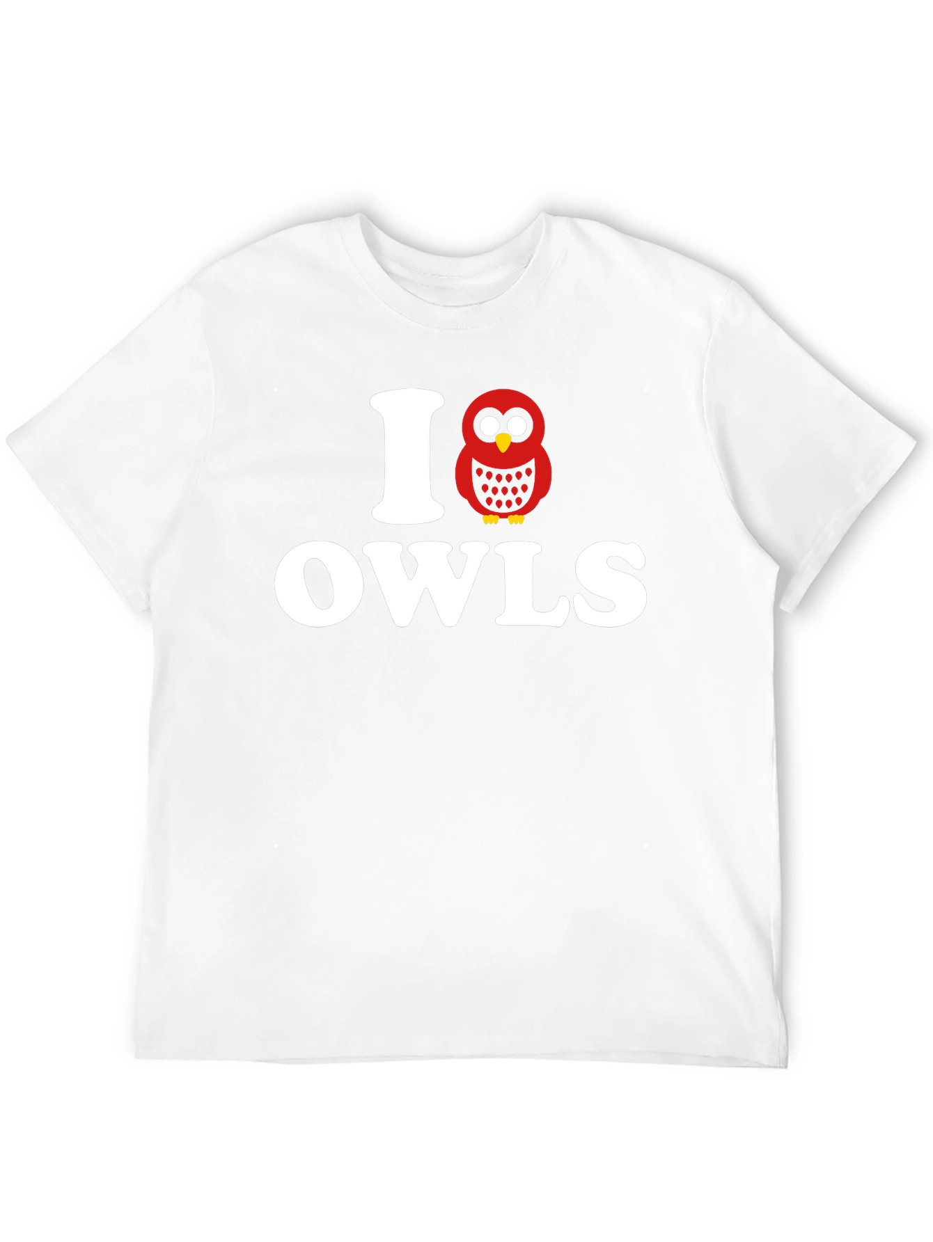 I Love Owls T-Shirt Novelty Graphic Tee
