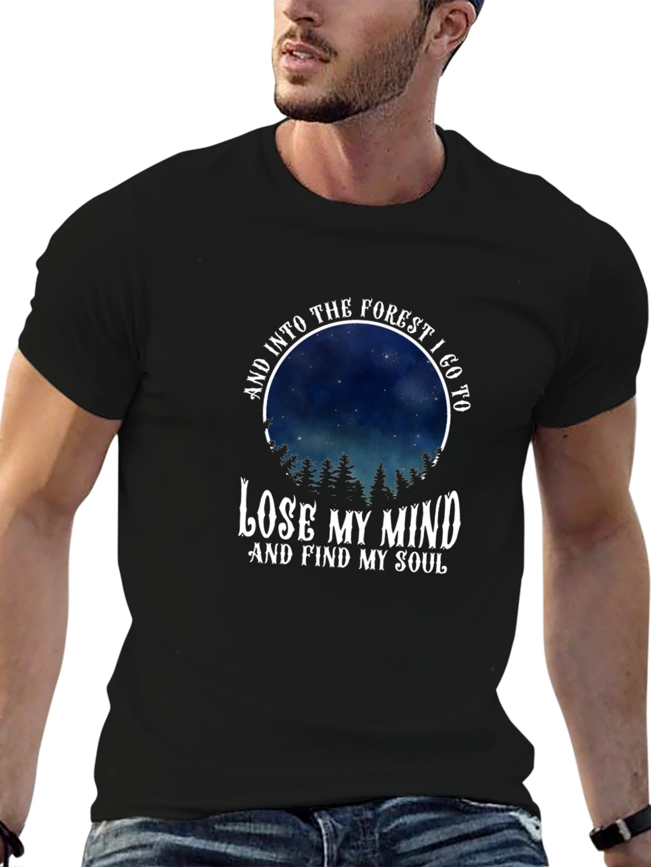 Forest Mind Soul Mens Graphic Tee