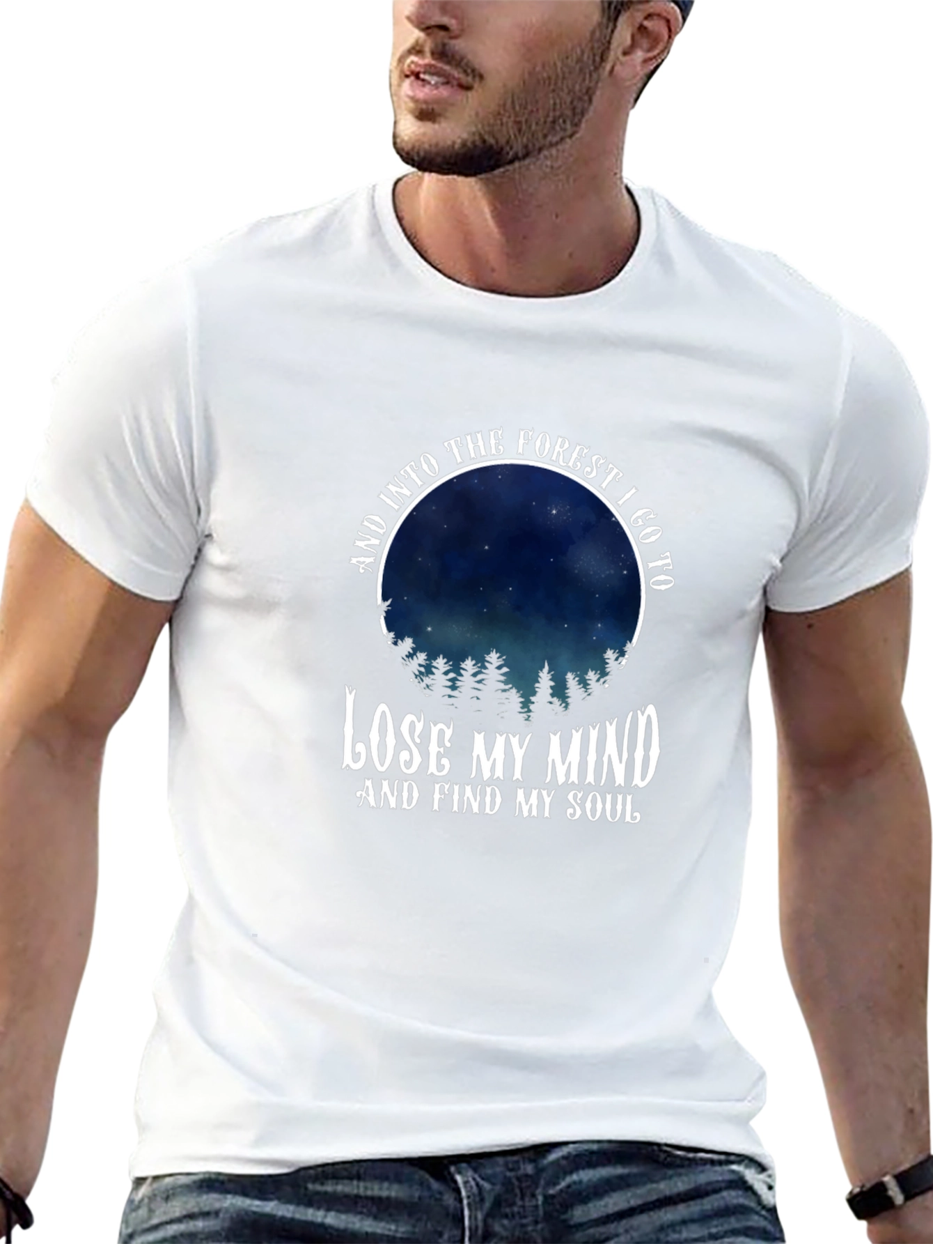 Forest Mind Soul Mens Graphic Tee