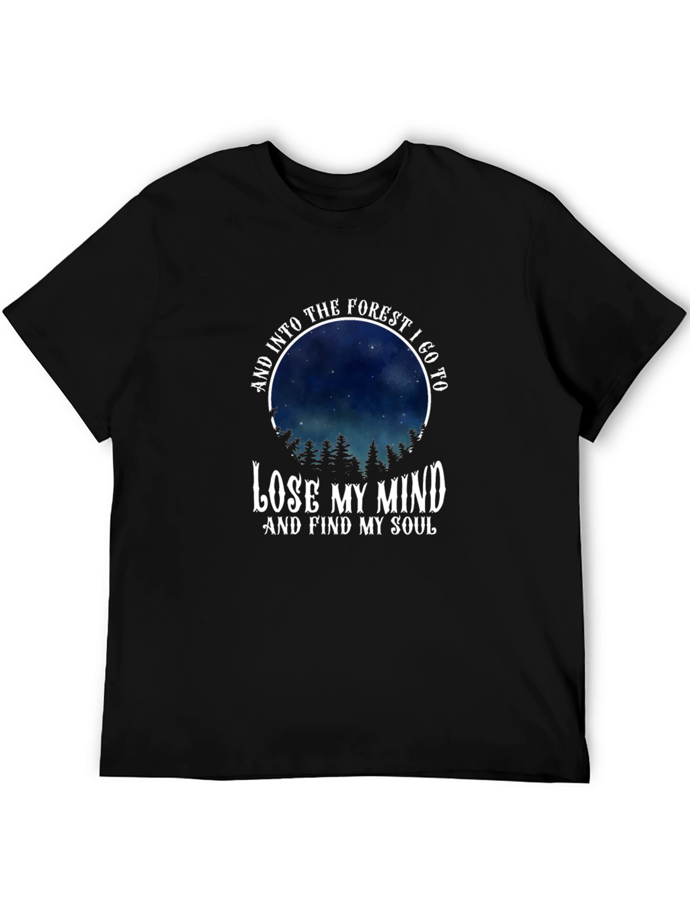 Forest Mind Soul Mens Graphic Tee