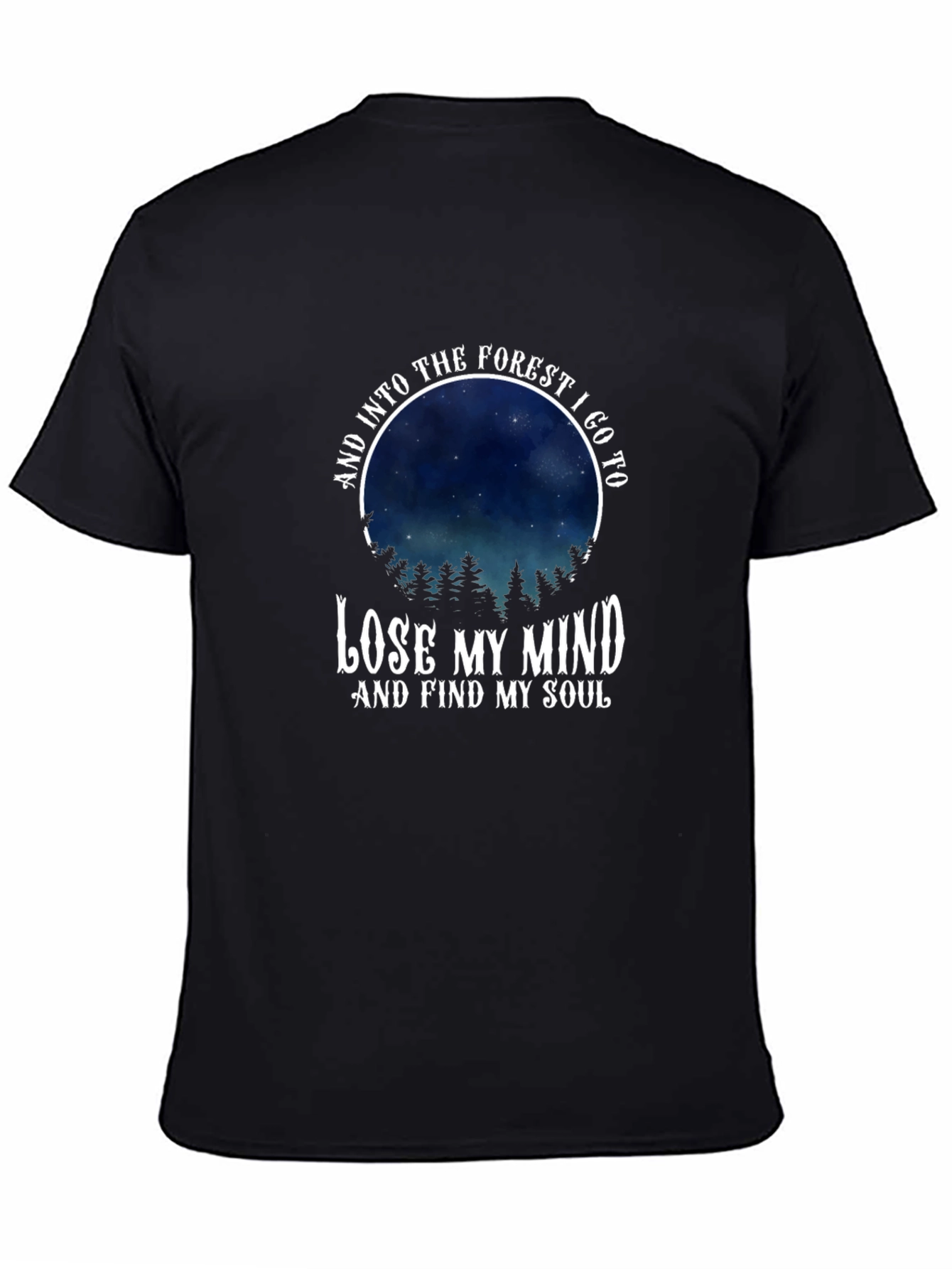 Forest Mind Soul Mens Graphic Tee