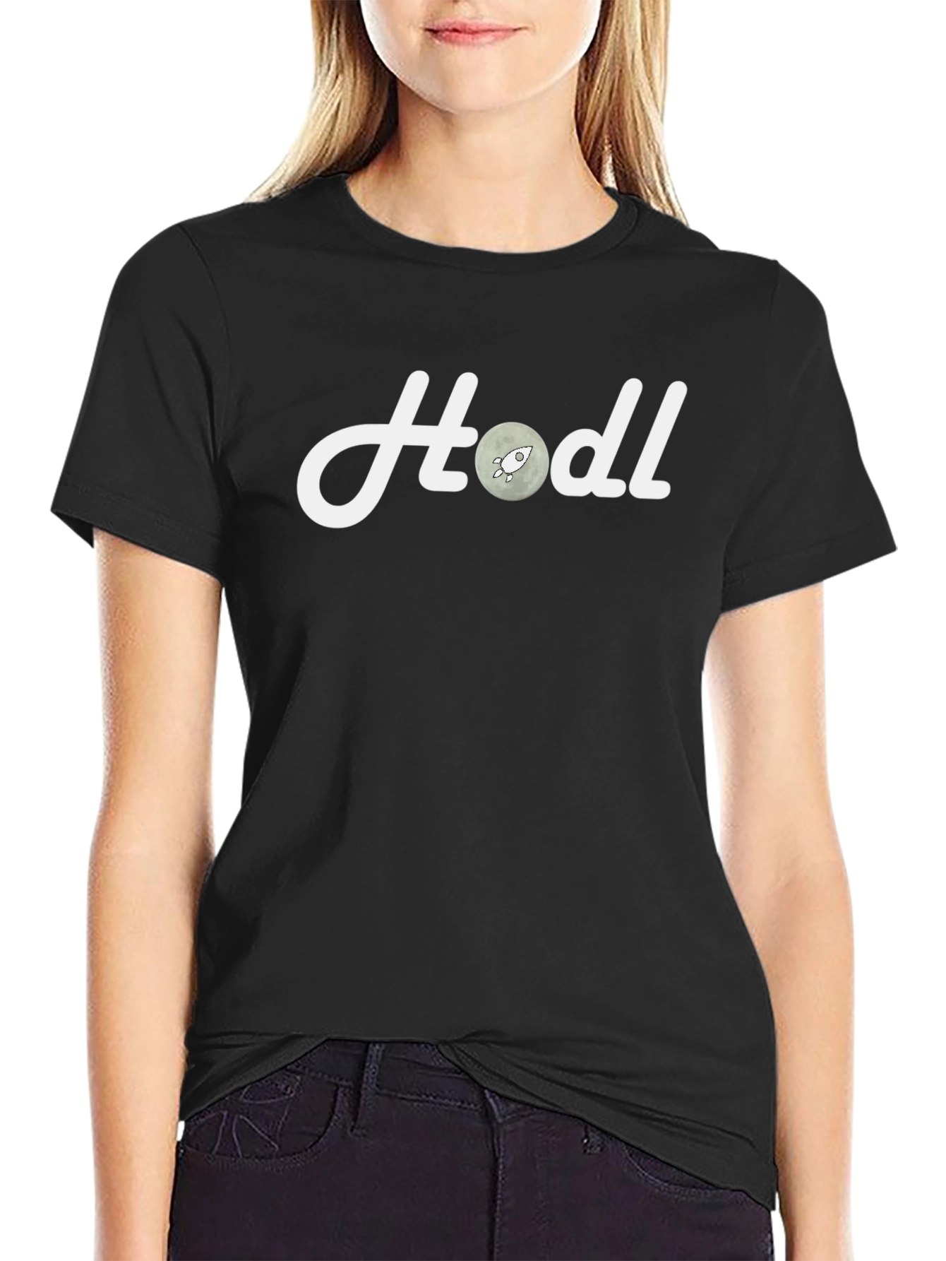 HODL Crypto Moon Graphic Tee