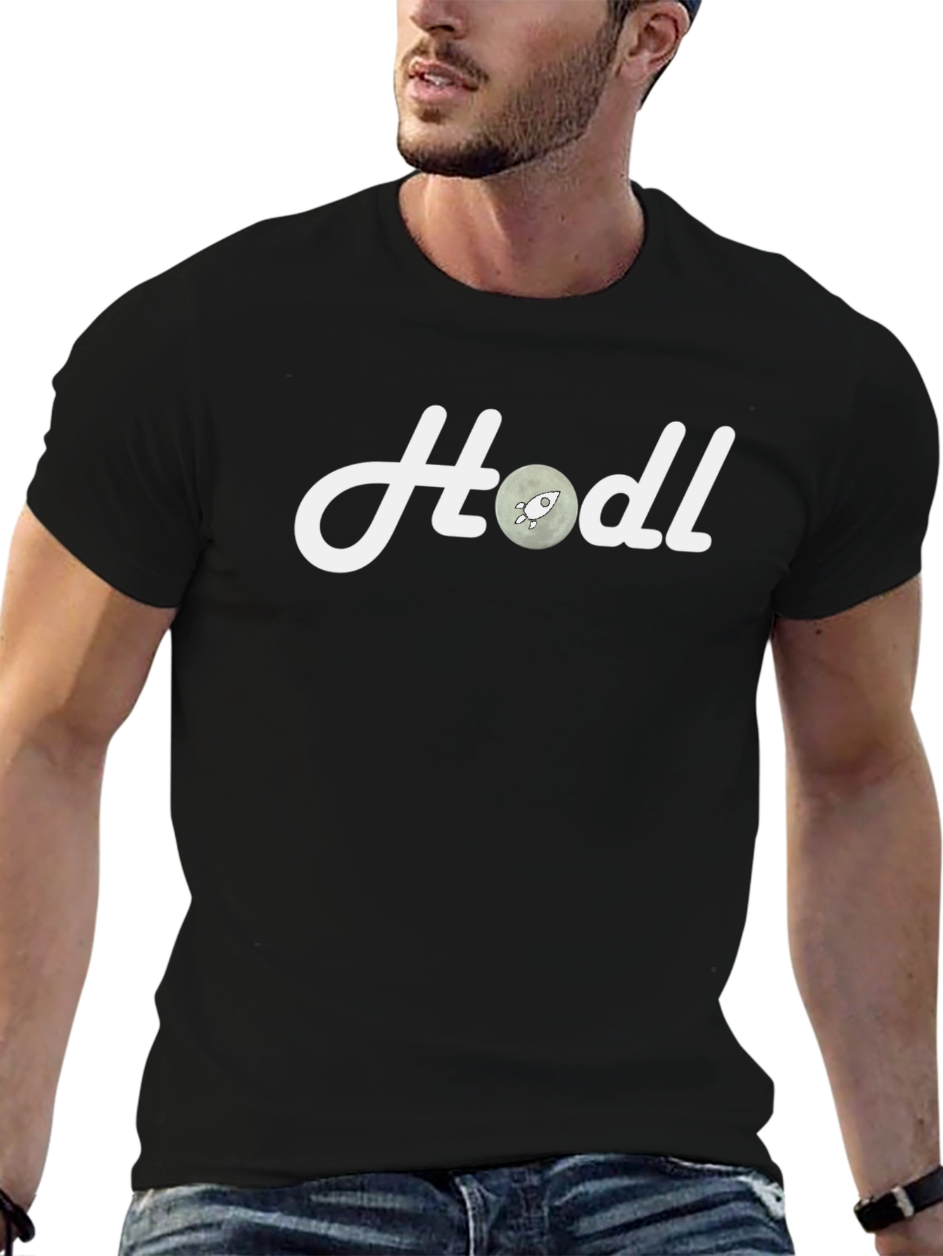 HODL Crypto Moon Graphic Tee