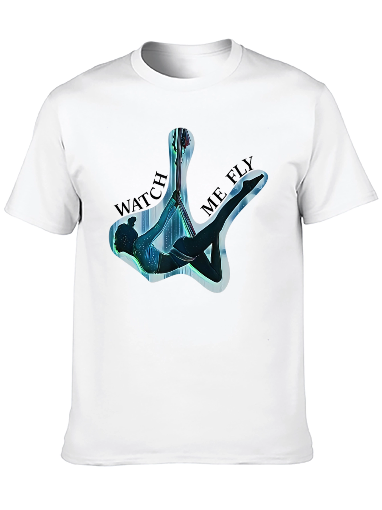 Aerial Arts Black T-Shirt - Watch Me Fly
