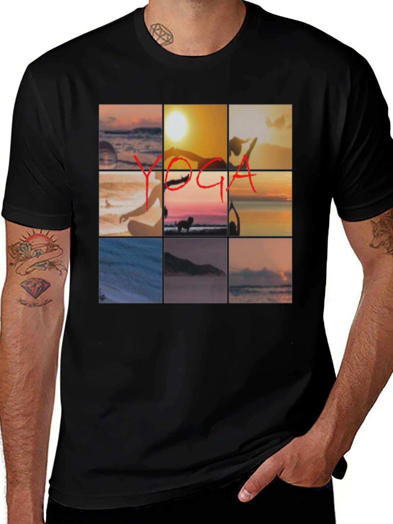 Yoga Sunset T-Shirt