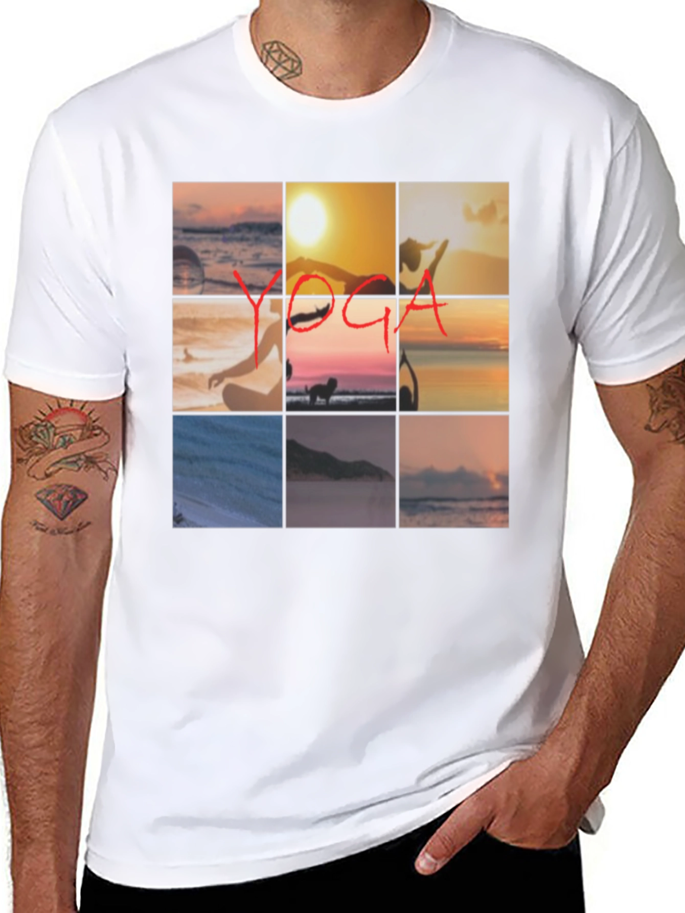 Yoga Sunset T-Shirt