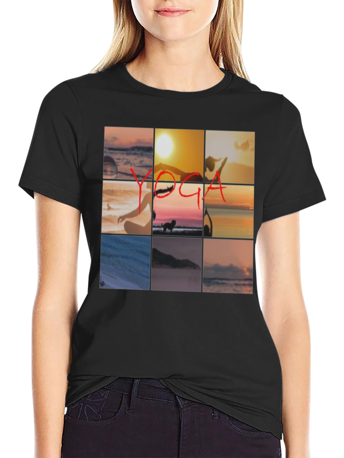 Yoga Sunset T-Shirt